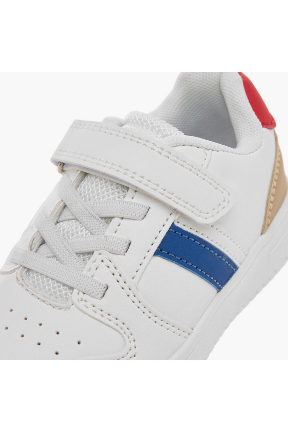 LBL by Shoexpress-Colourblock Sneakers with Hook and Loop Closure 4