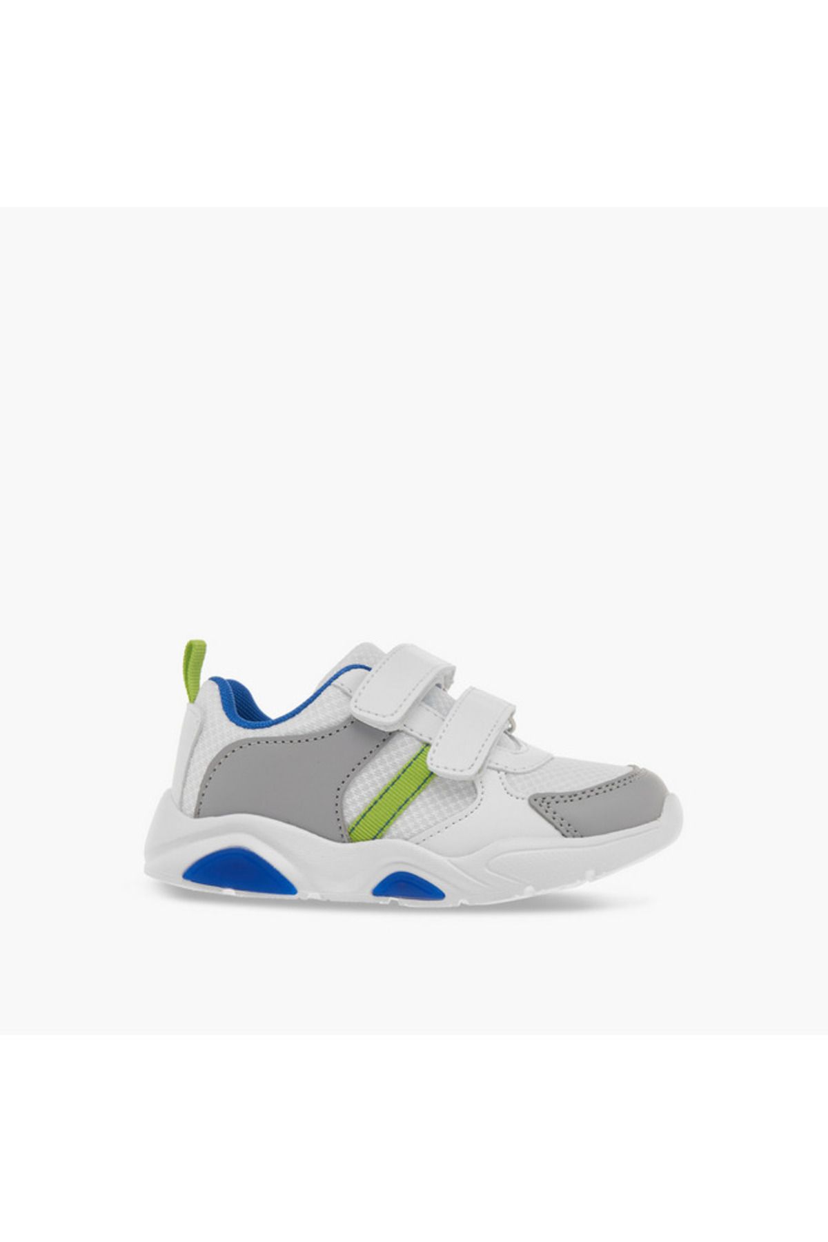LBL by Shoexpress-Panelled Sneakers with Hook and Loop Closure 3