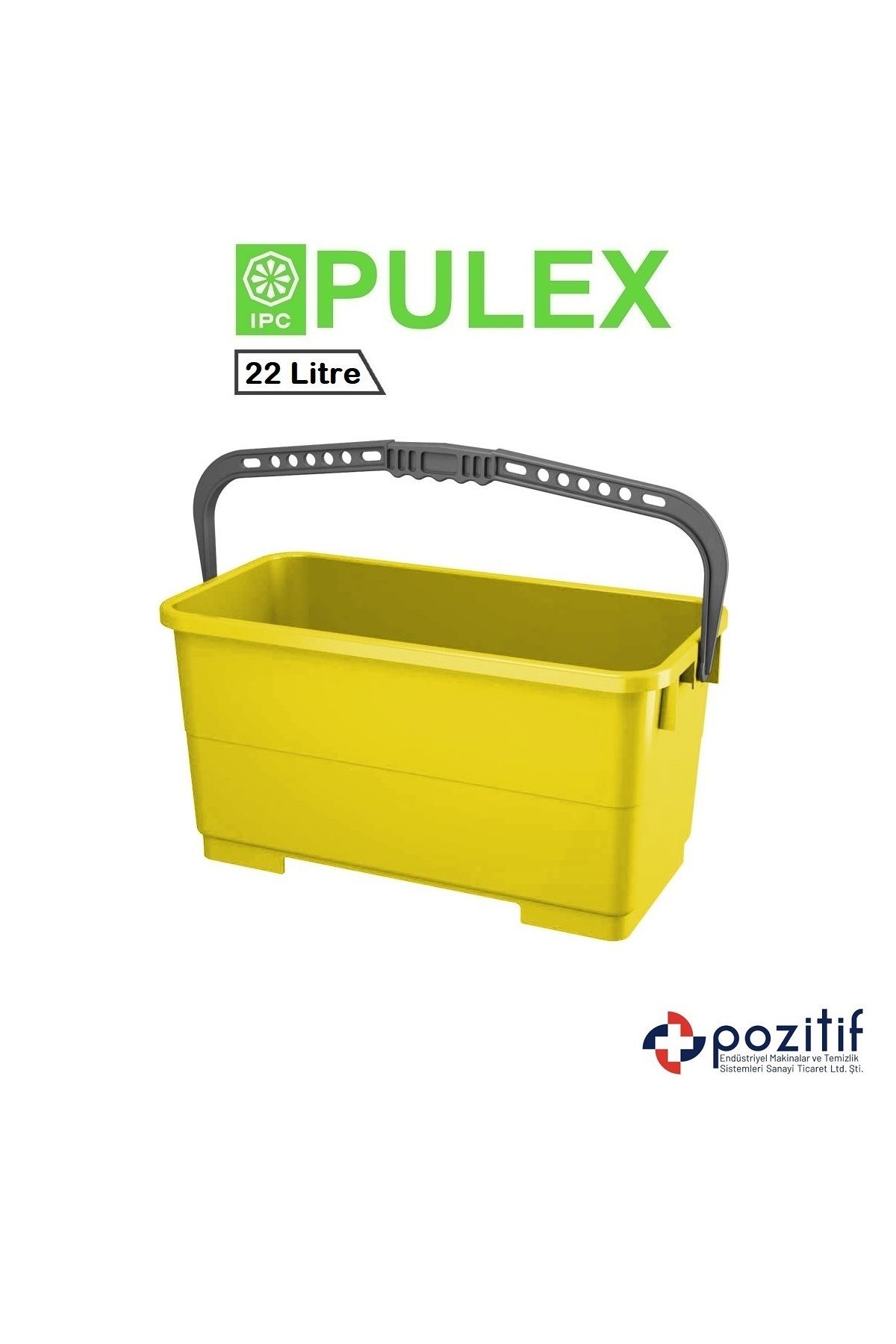 pulex Camcı Kovası - 22 Litre - Sarı