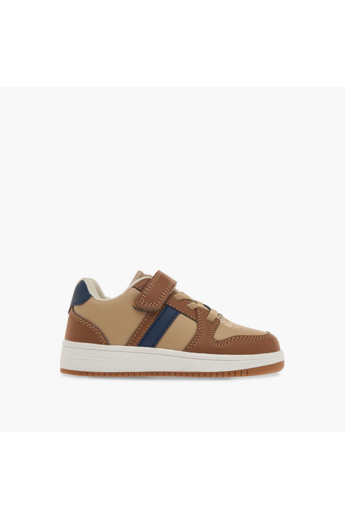 LBL by Shoexpress-Colourblock Sneakers with Hook and Loop Closure 3