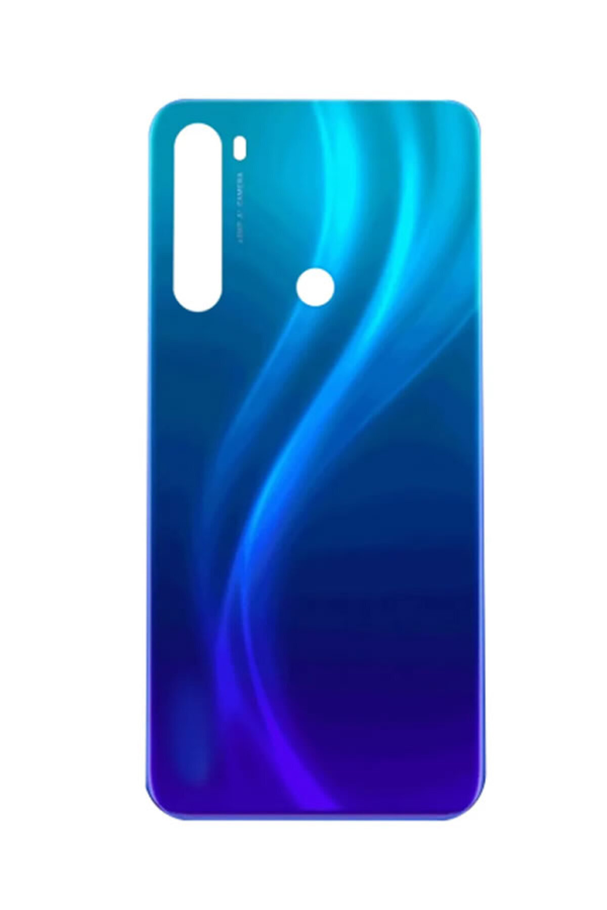 RPKT Xiaomi Redmi Note 8 Uyumlu Batarya Kapağı Note 8 pil Kapak Note 8 Arka Kapak Mavi