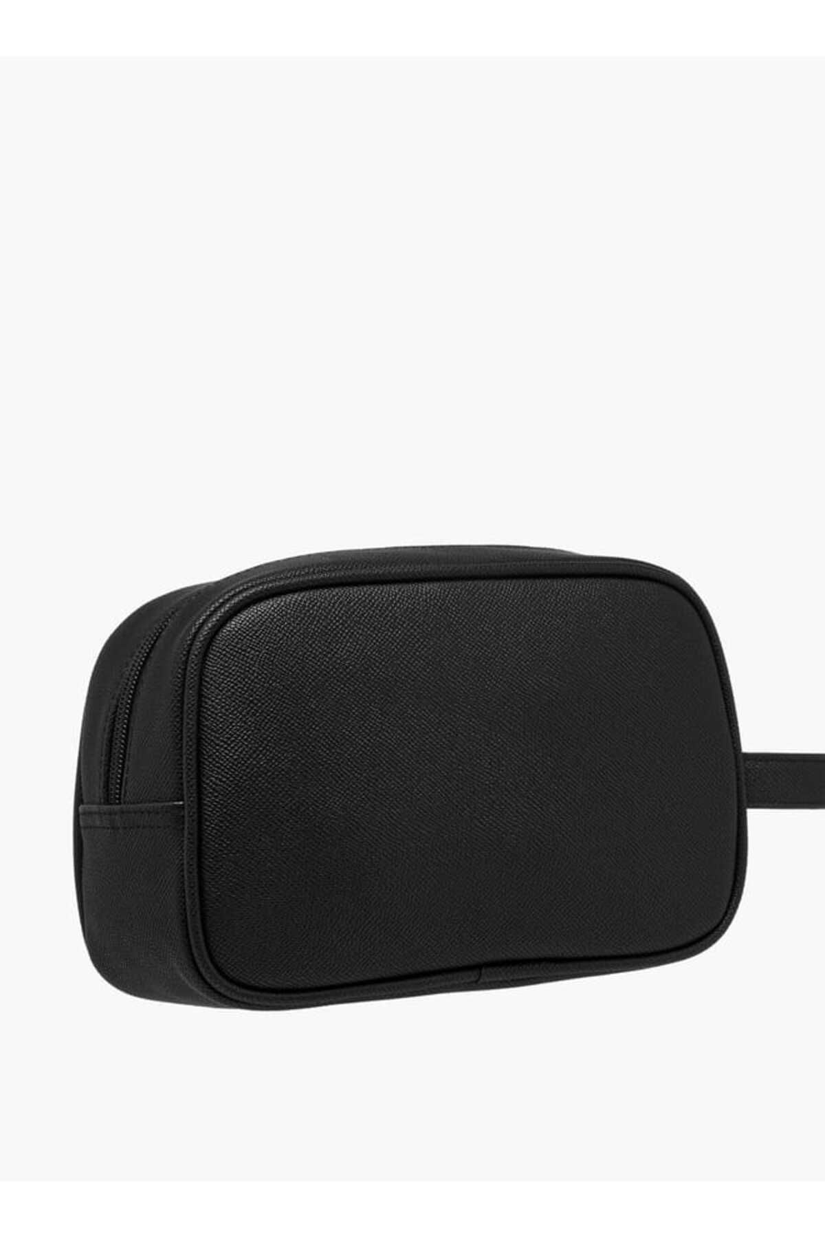 LBL by Shoexpress-Textured Pouch with Handle and Zip Closure 2
