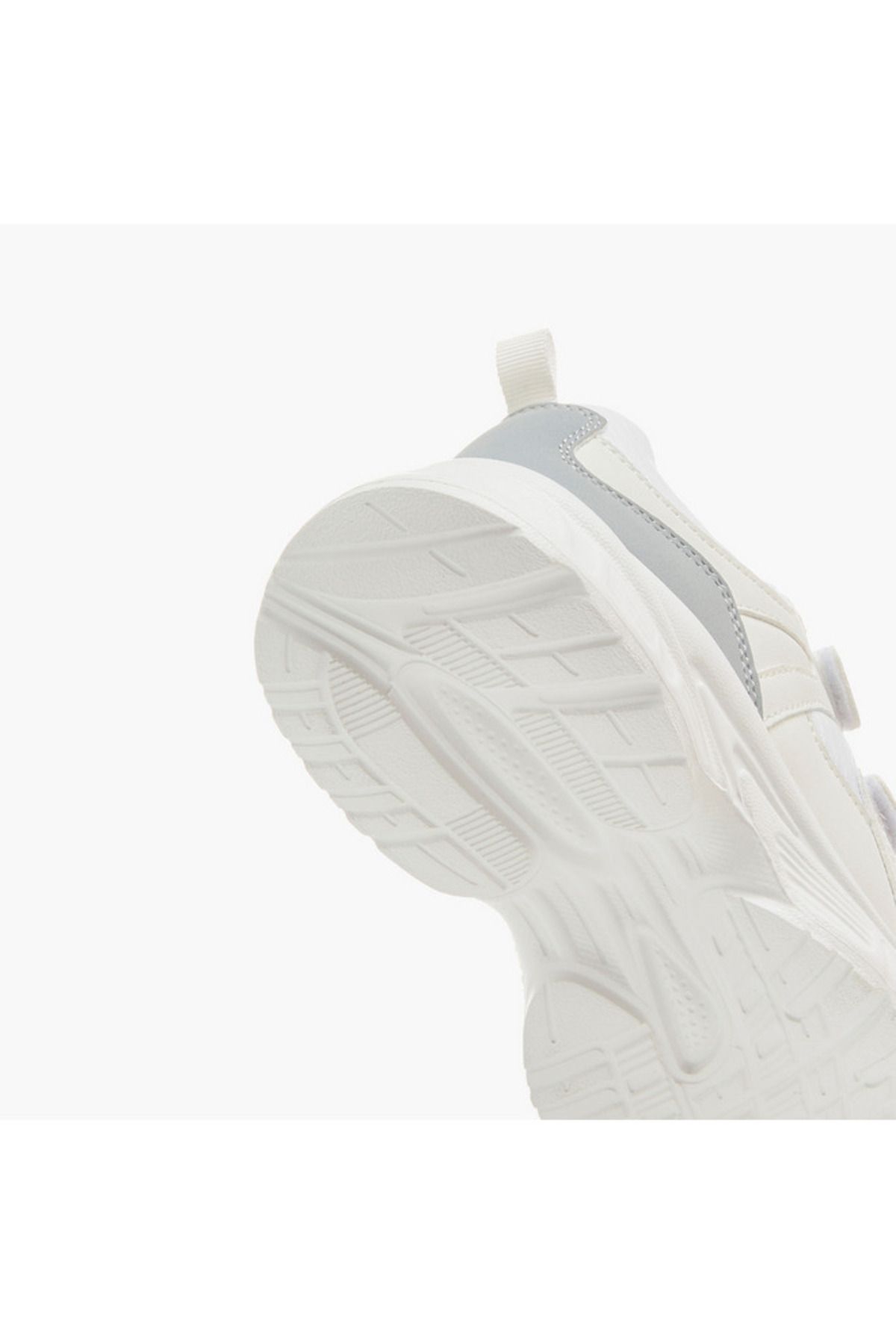 Juniors-Panelled Sneakers with Hook and Loop Closure 5