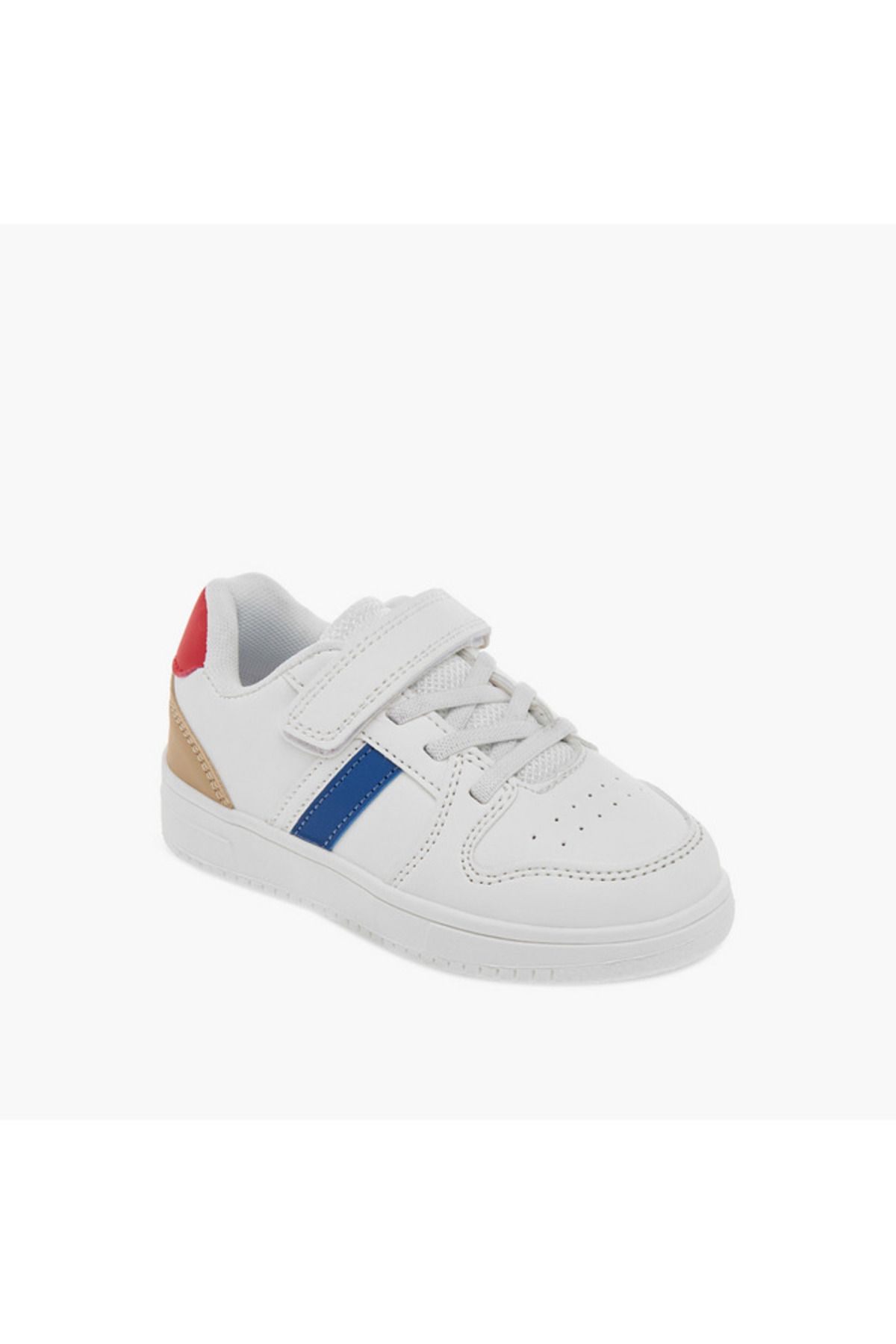LBL by Shoexpress-Colourblock Sneakers with Hook and Loop Closure 2