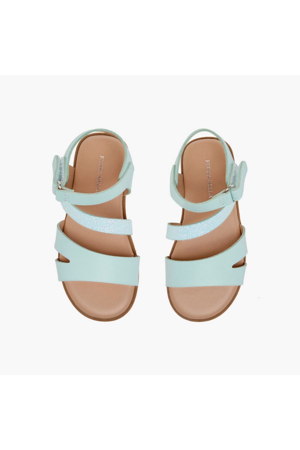 Flora Bella by Shoexpress-Flora Bella Strap Detail Sandals with Hook and Loop Closure 1