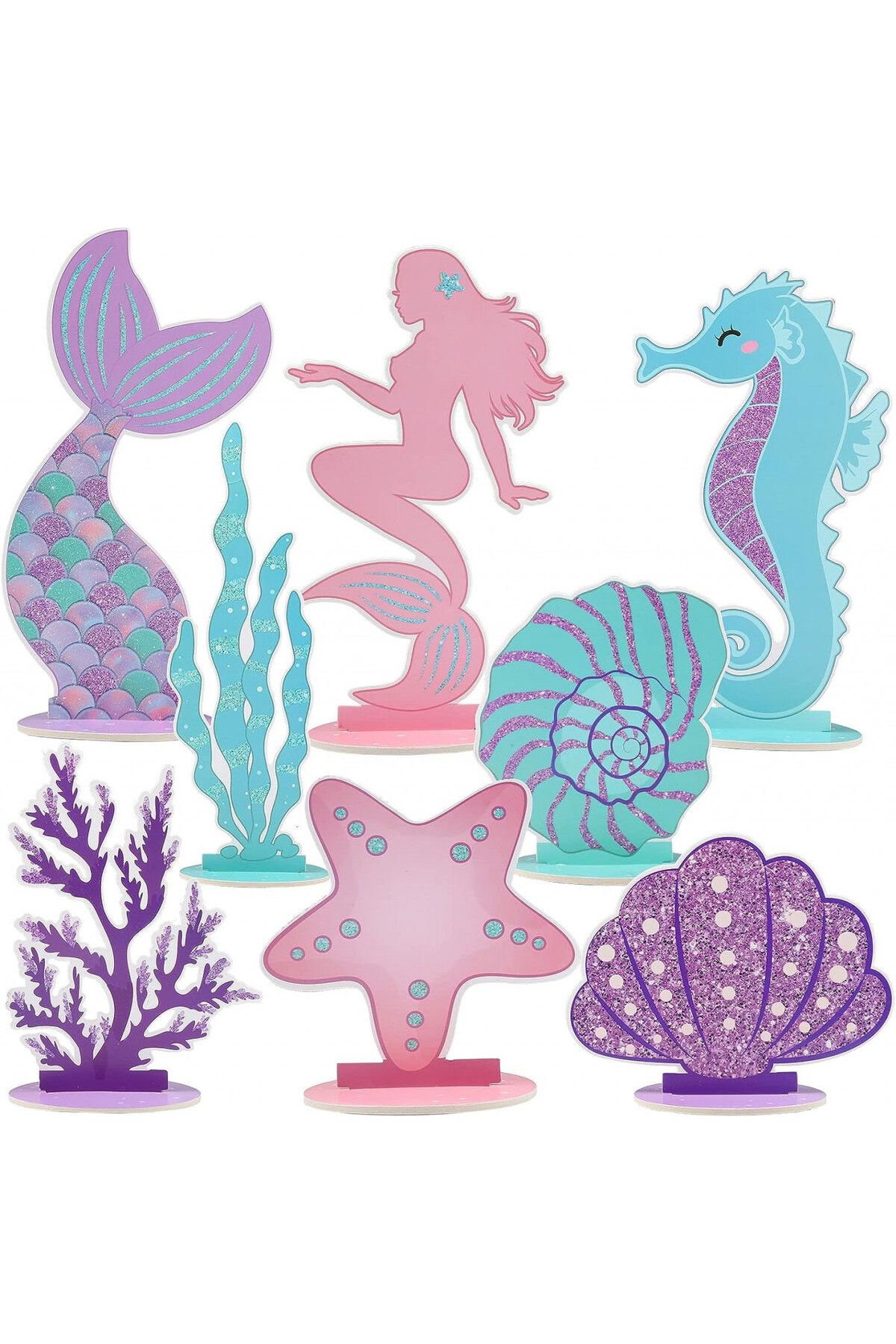 Namalu Set De 16 Decoratiuni Pentru Tort Namalu, Carton, Multicolor - One Size
