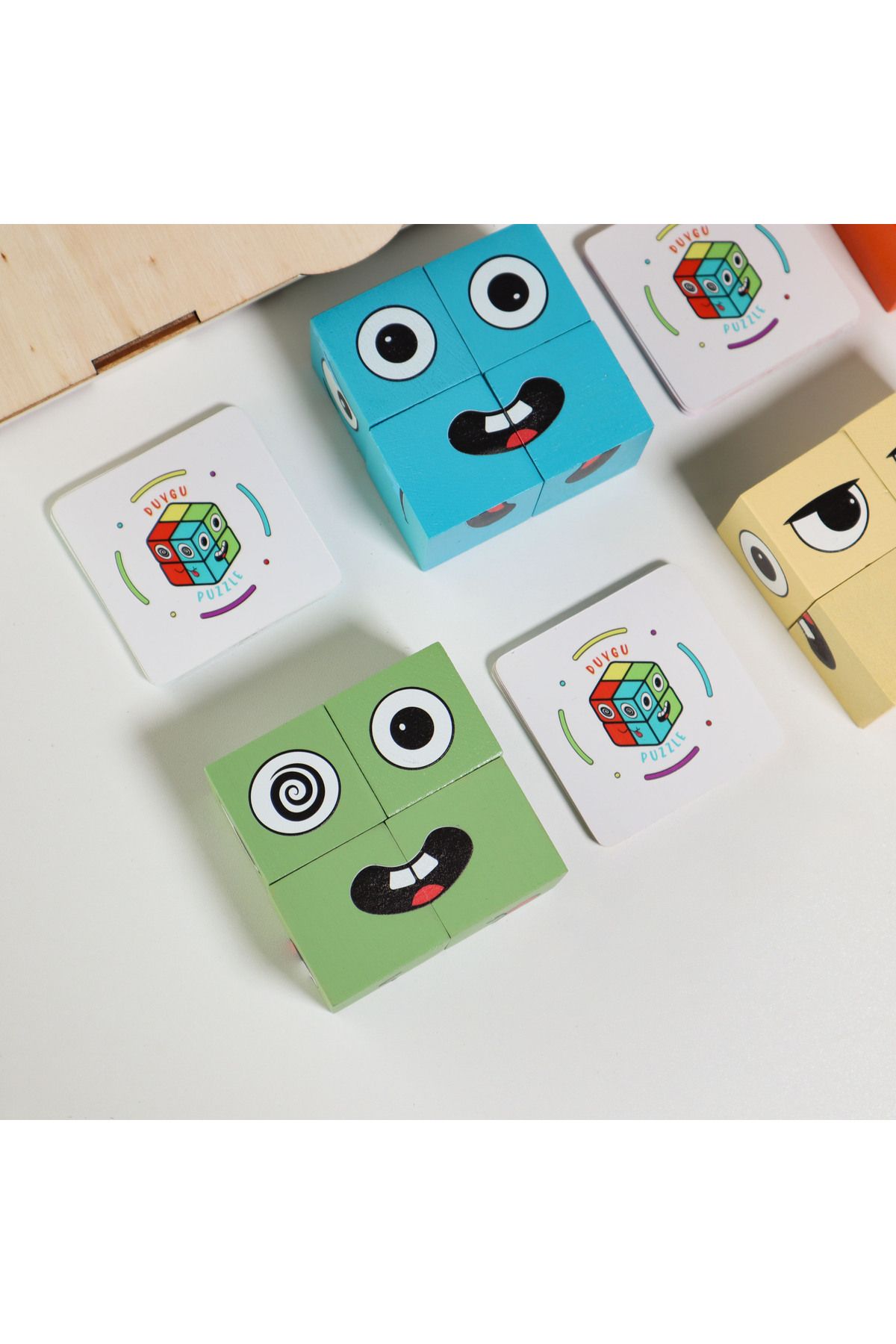 Crowart-Emotion Cubes - Fun and Educational Emotion Matching Game (4-Person) 5