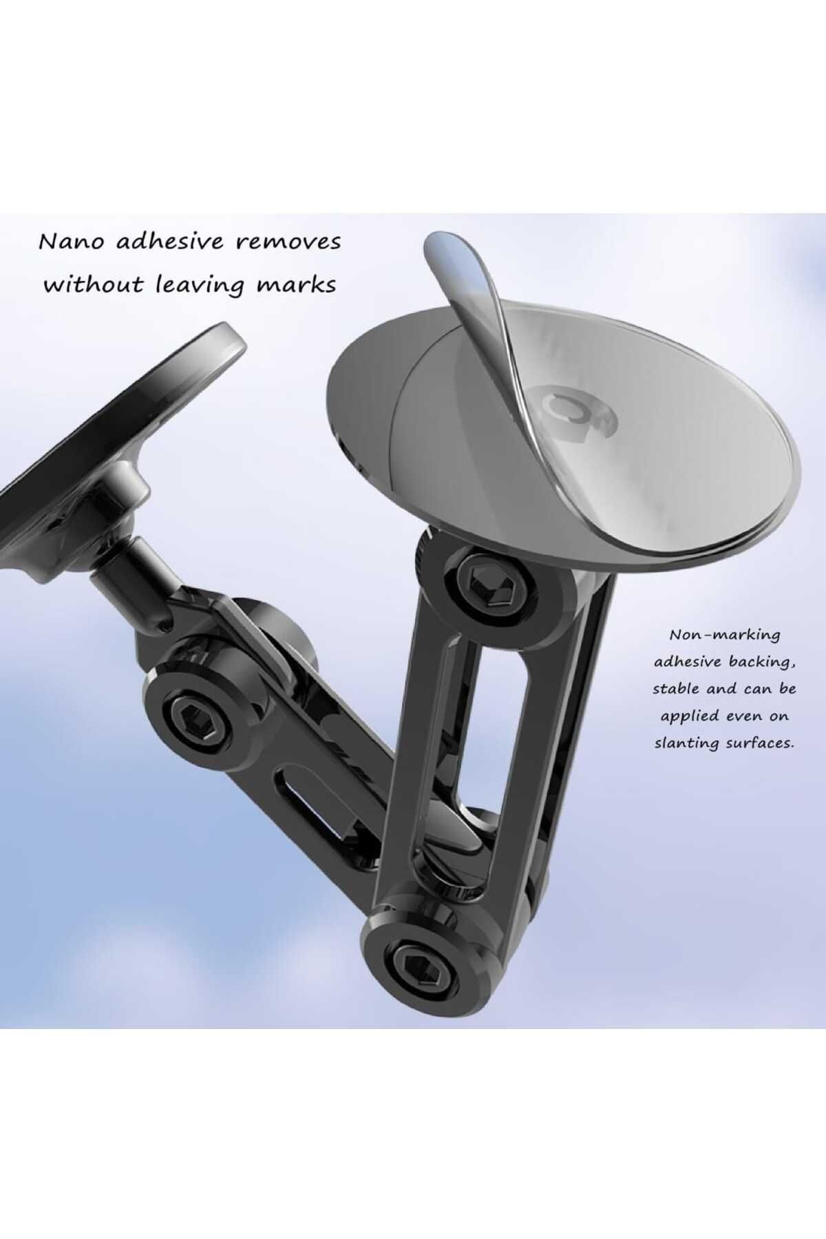 Generic-360 degree rotating, extendable, foldable and magnetically attachable mobile phone holder. 3