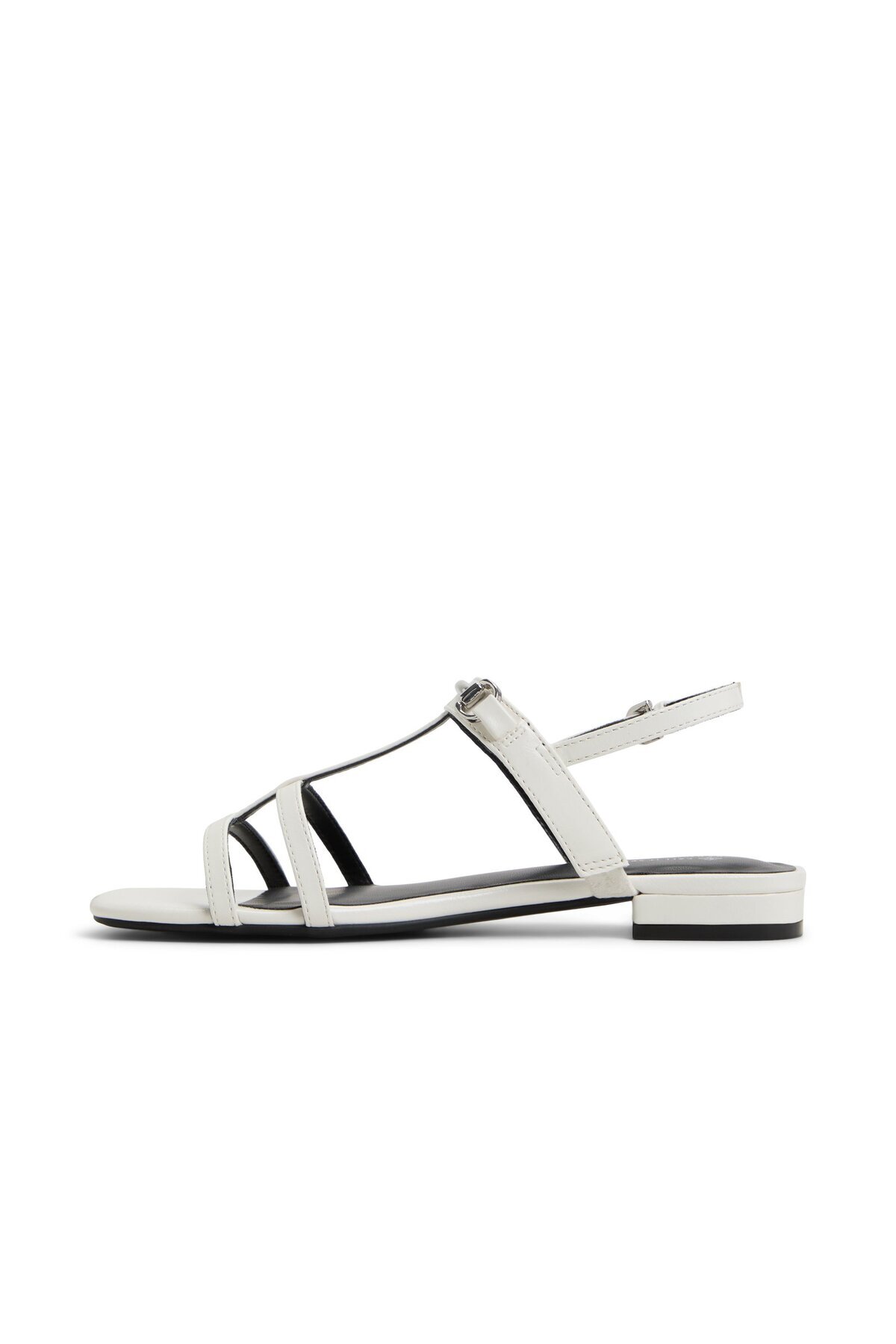Call it Spring-White Mattea Flat Sandals For Women 3