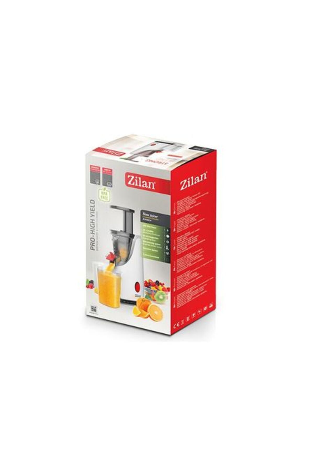 Zilan-Zilan ZLN4014 auger fruit and vegetable juicer, 200 W, 600 ml juice and pulp container, Reverse 7