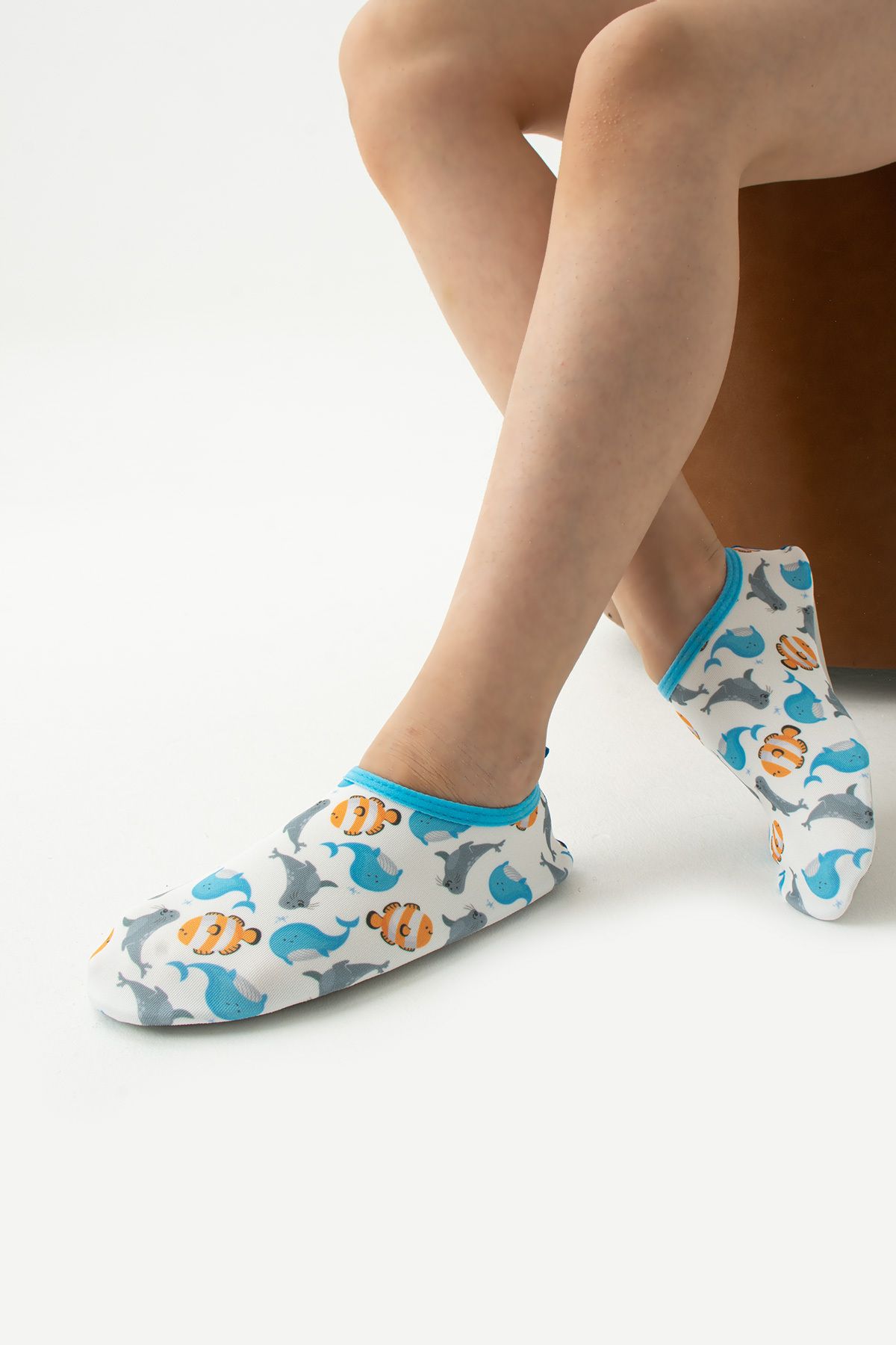 Funny Baby-Patterned Slide-Based Irritable Durable Sea and Pool Booties 2