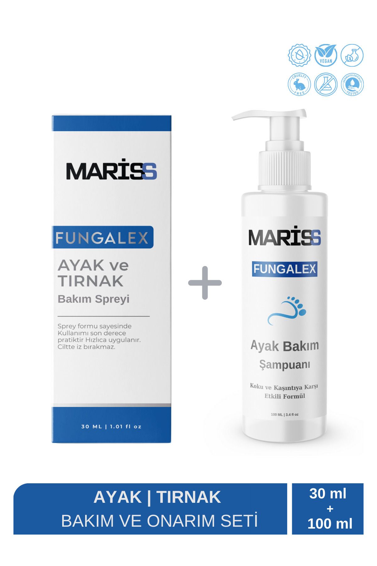 Fungalex Ayak Ve Tırnak Bakım Spreyi + Şampuan (AVANTAJLI SET)