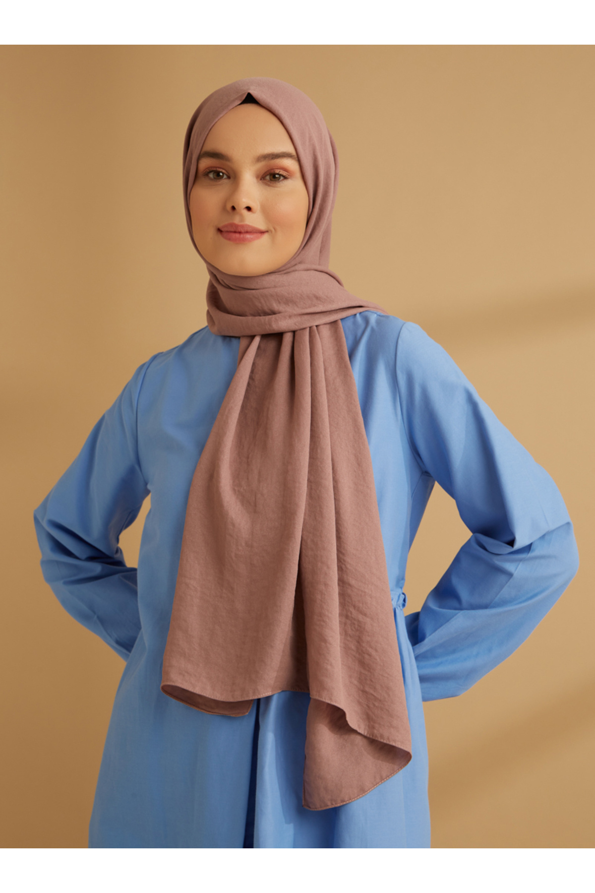 Tuva Şal-Şal Jazz Crep Lurex - Trandafir praf - Tuva 5