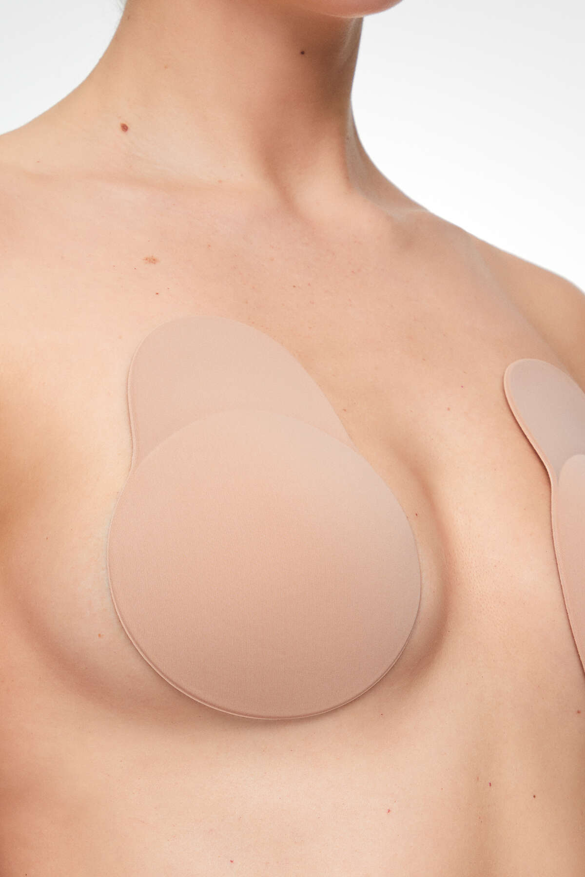 Beautifying adhesive fabric cups