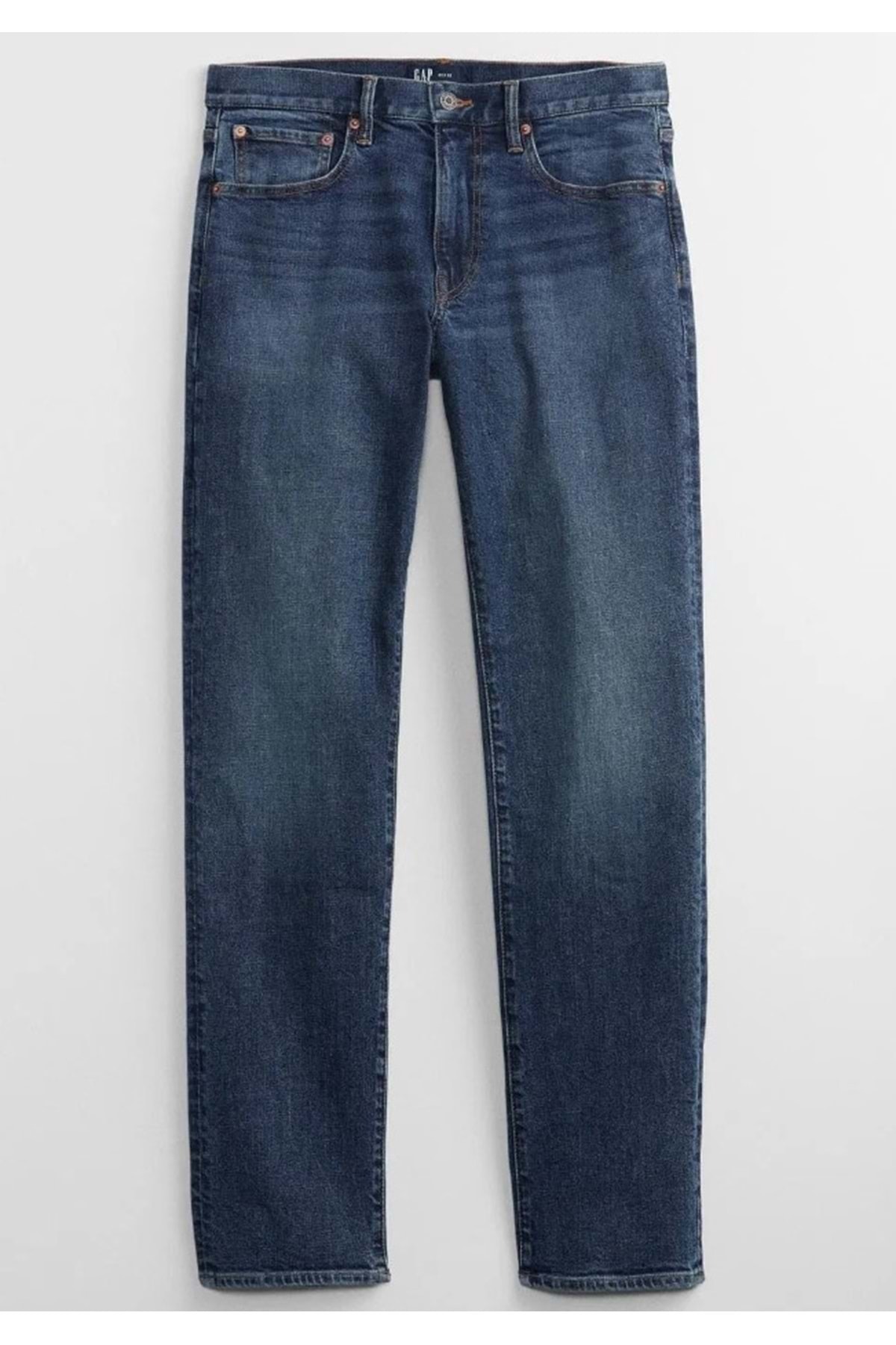 GAP-V-Straıght Jeans Straight Fit Men's Jeans Blue 4