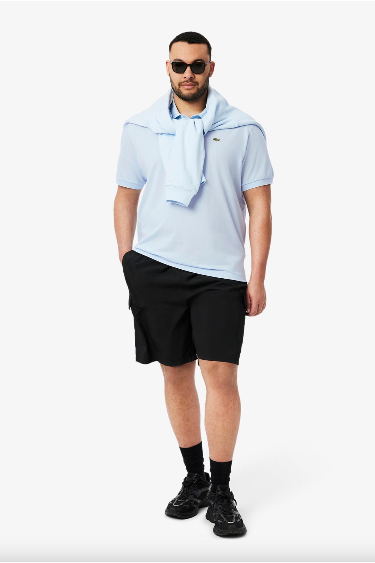 تی شرت یقه پولو مردانه پیراهن چند چوگان سبک L.12.12 کلاسیک FIT Lacoste