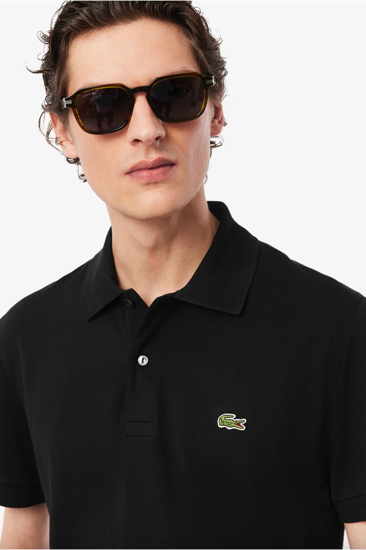 تی شرت یقه پولو مردانه پیراهن چند چوگان سبک L.12.12 کلاسیک FIT Lacoste