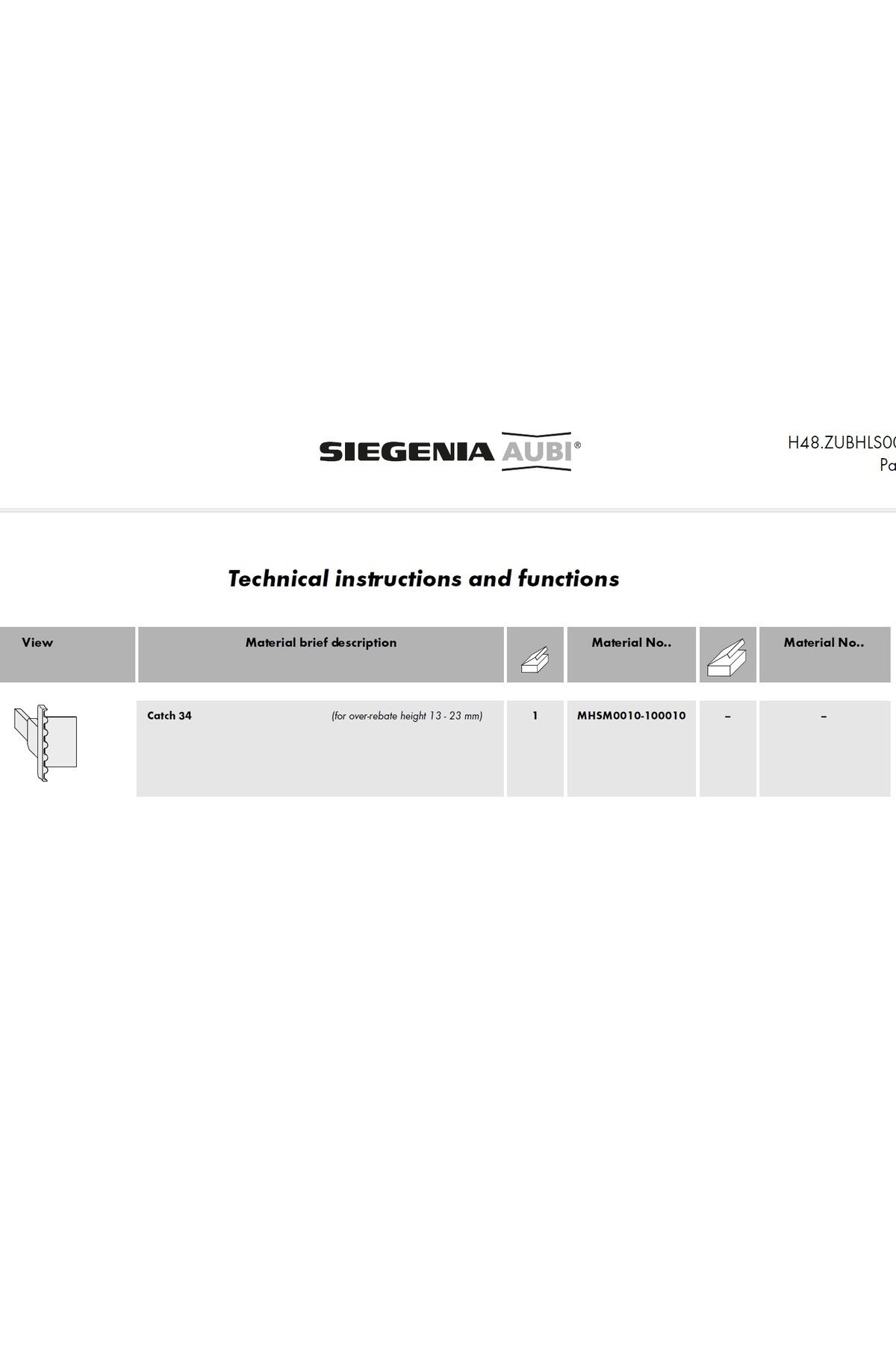 SIEGENIA AUBI-Si-Aubi Aluminum Double Opening Axial Window Handle 5
