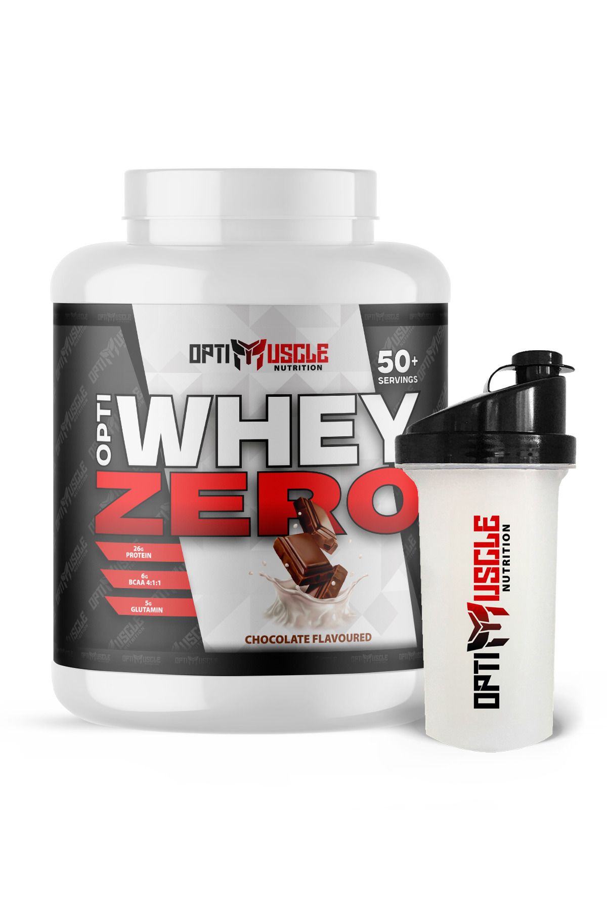 Optimuscle Nutrition Opti Whey Zero Çikolata 1530g - 50 Servis