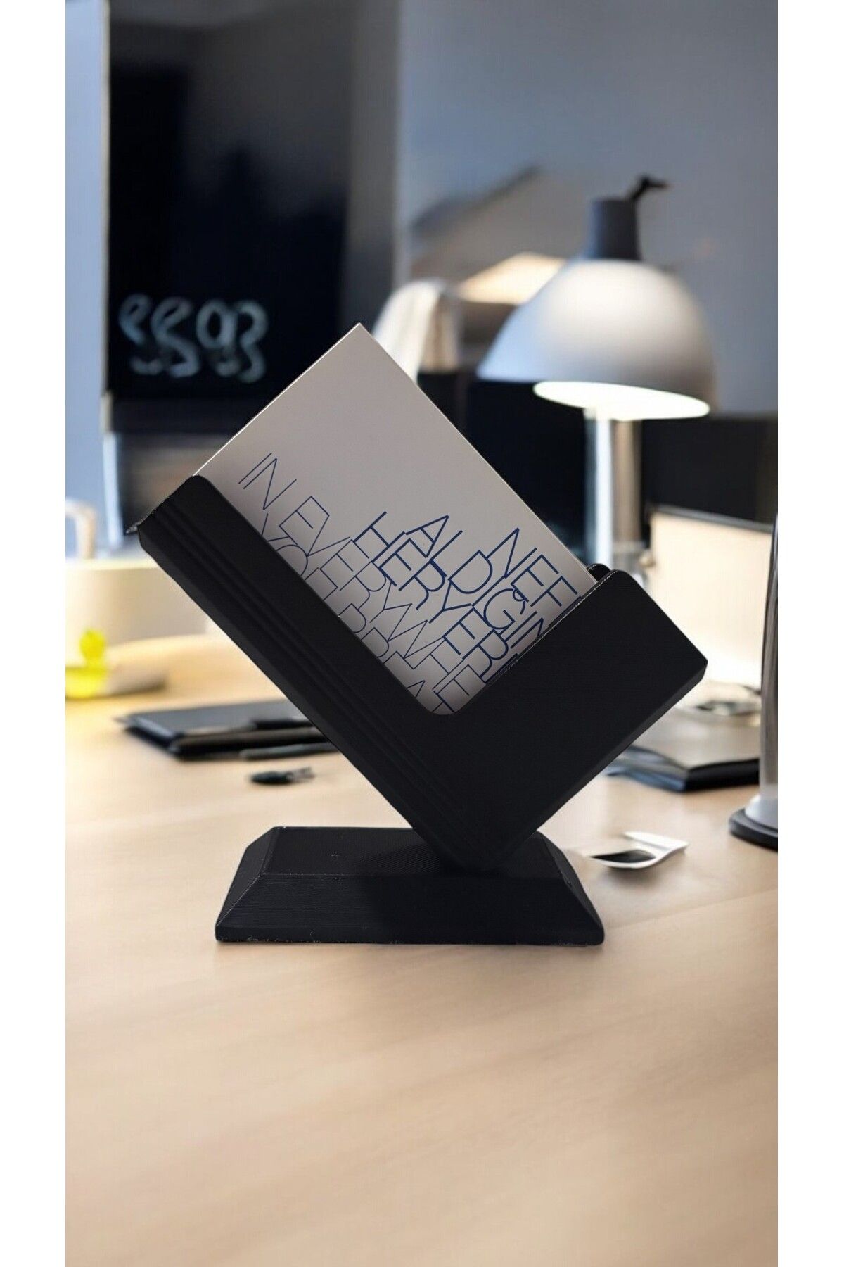 ZEUS V Stand Modern Masaüstü Kartvizitlik