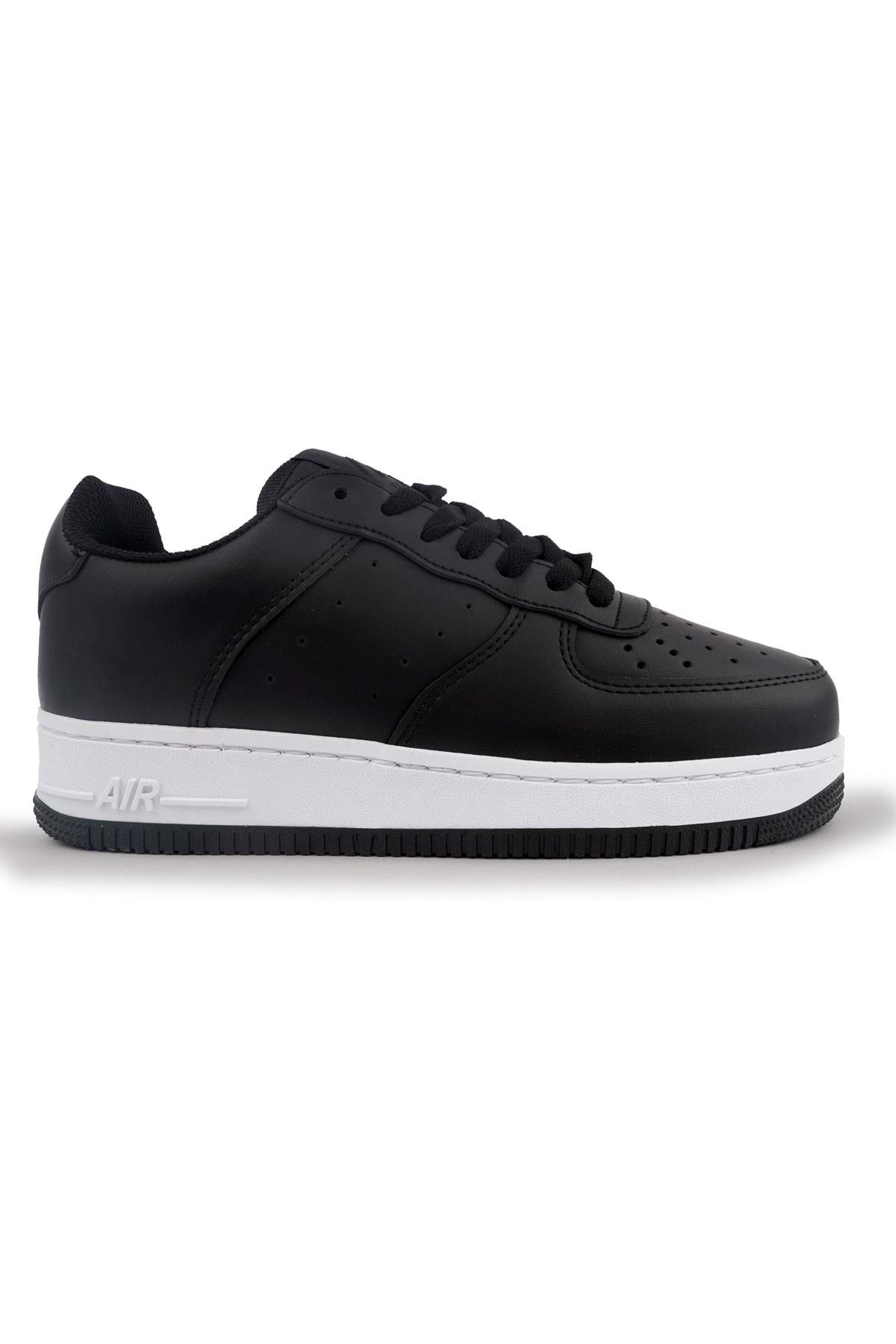 Kids Club Shoes Kocamanlar Aır-Cool Sneaker Unisex Spor Ayakkabı SİYAH-BEYAZ