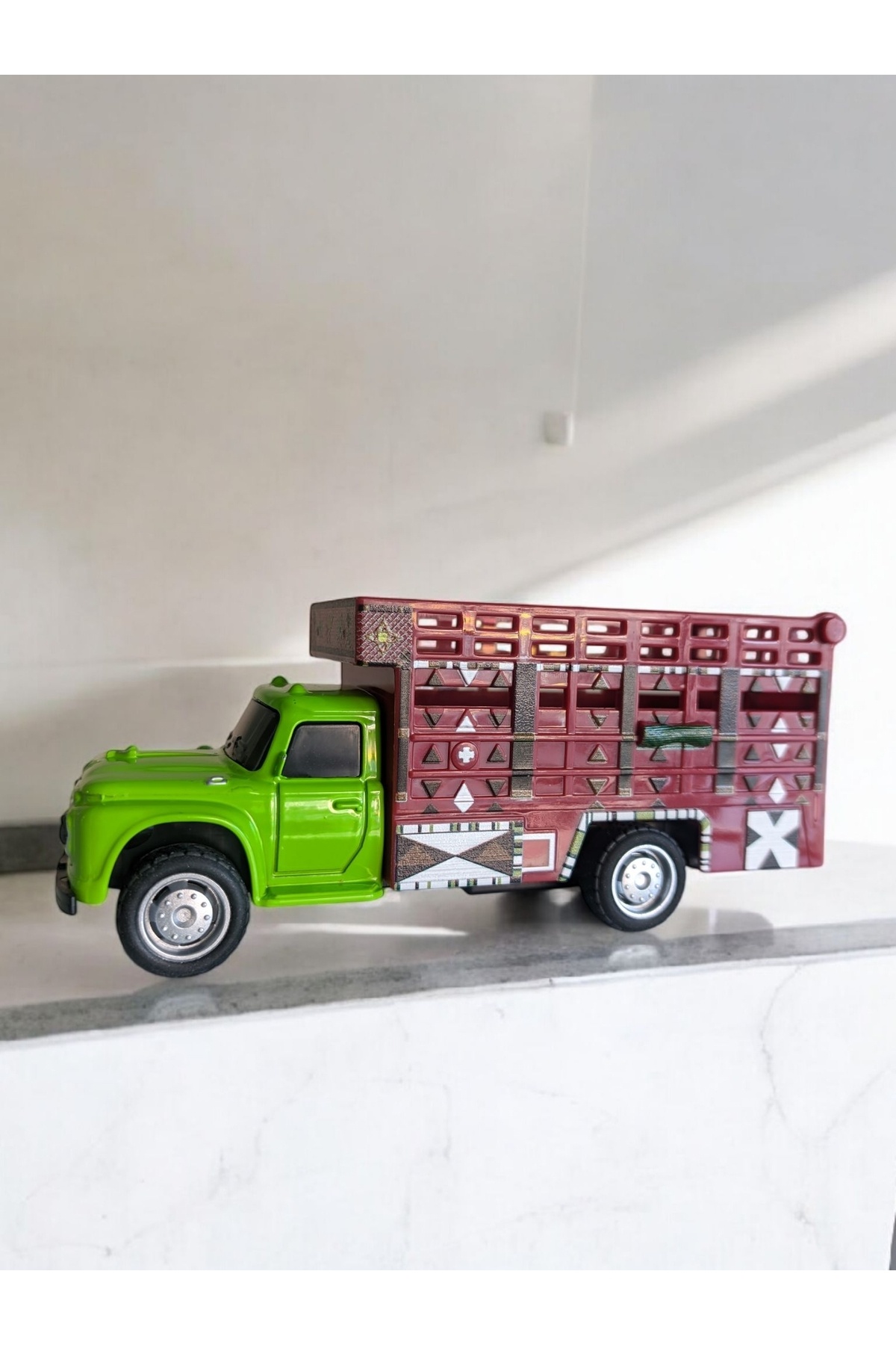 Fidan oyuncak Çek Bırak Klasik Metal Kamyon Yeşil