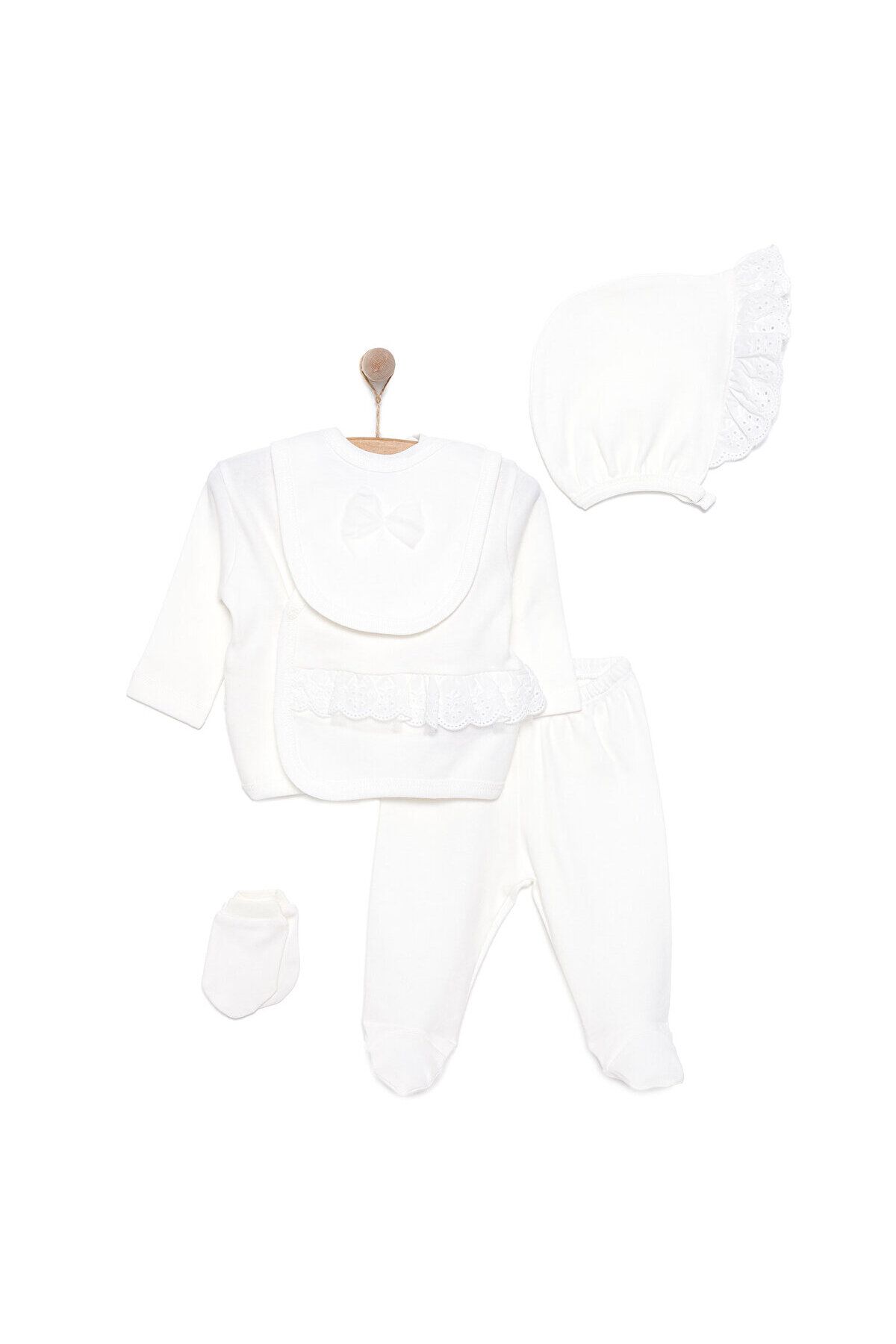 ست دخترانه 5 تکه HelloBaby Girls Mevlüt Outfit Baby Girl ebebek Hello Baby