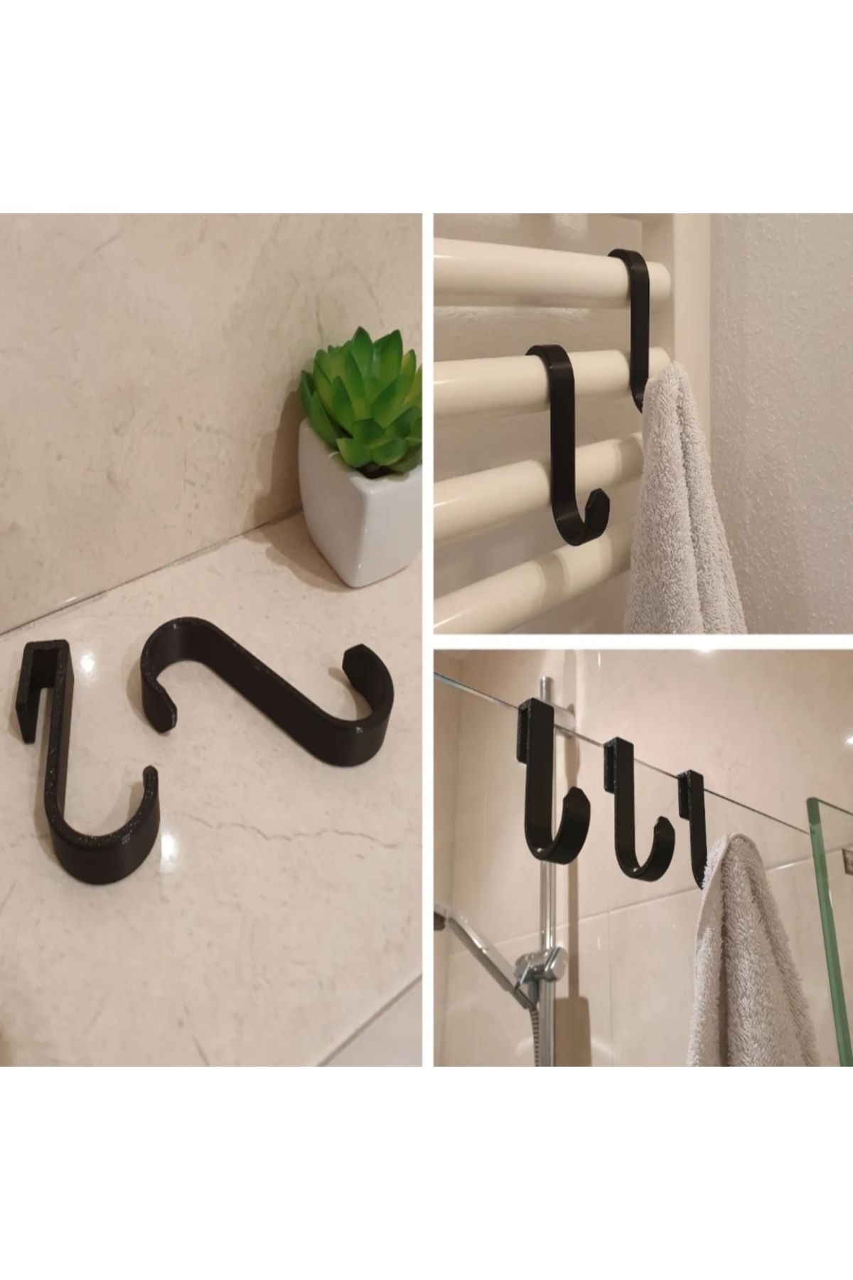 TKM Banyo Askılığı 3 Lü