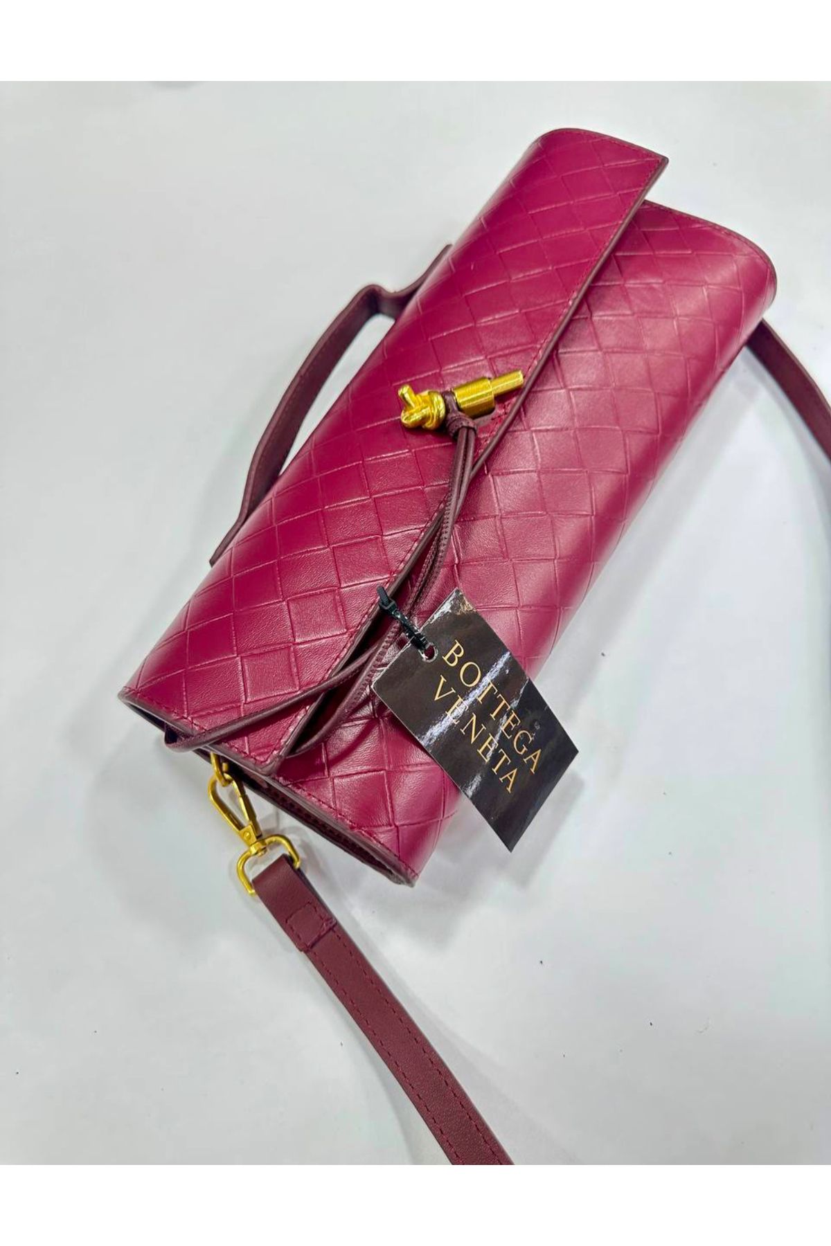 کیف دستی مردانه و زنانه بورگوندی اورجینال CLUTCH