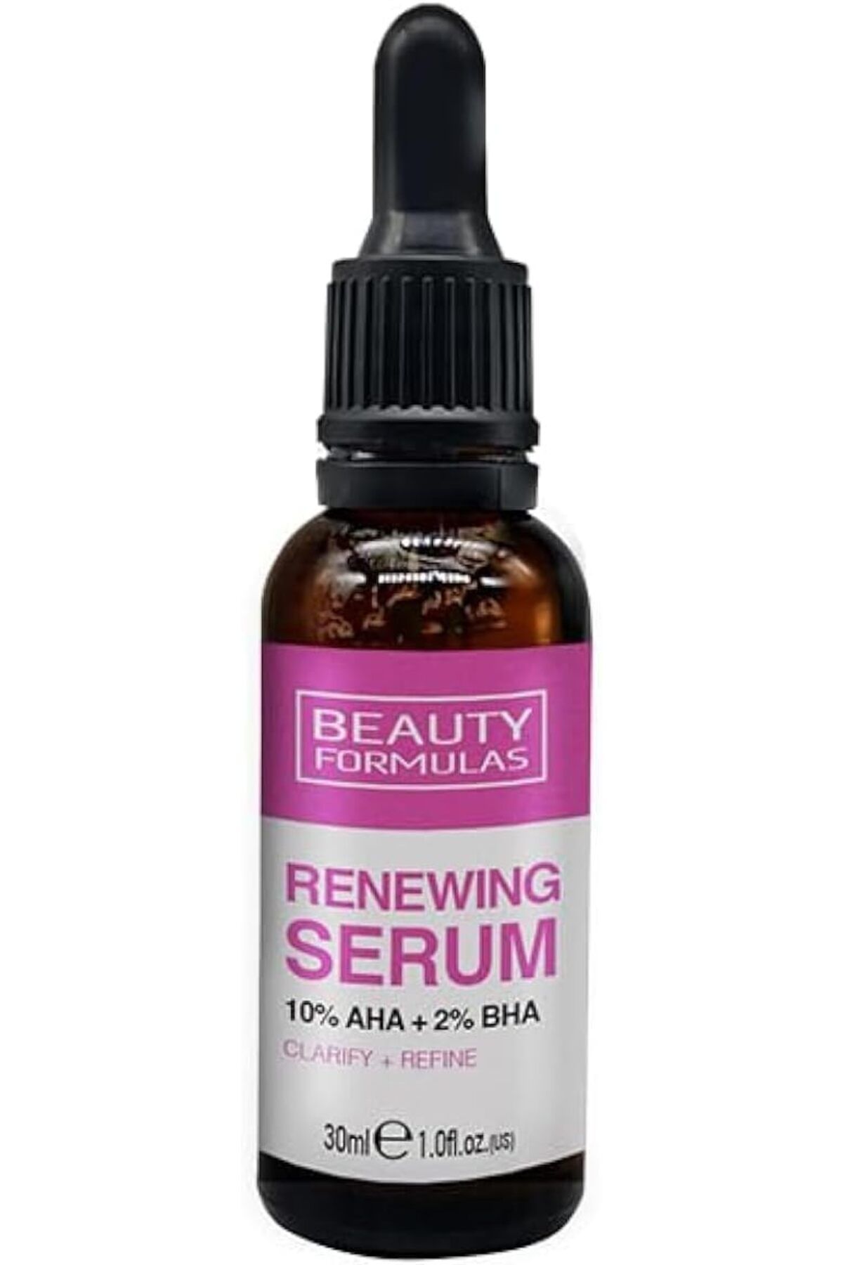 BEAUTY FORMULAS-Renewing Seru With Aha 10% + Bha 2% - To Clarify + Refine Skin, 30Ml 1
