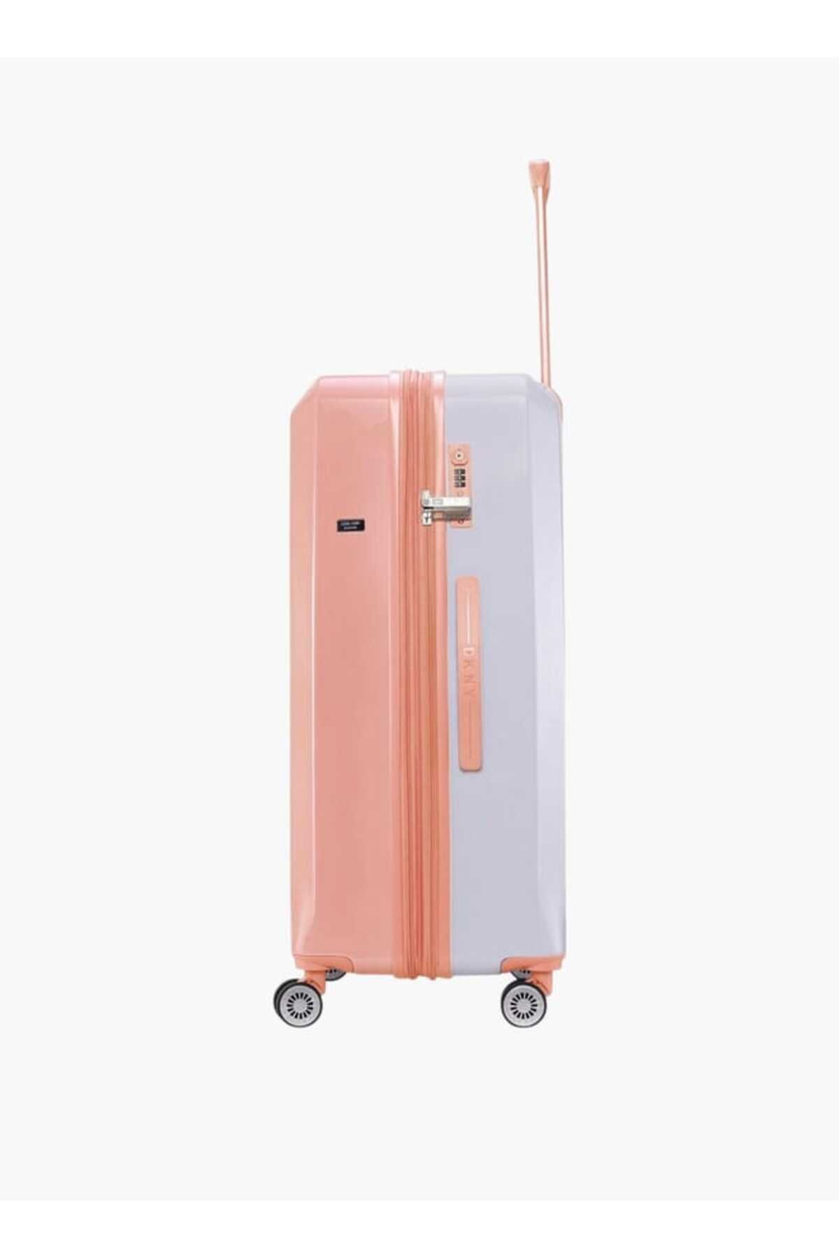 Dkny-Logo Print Hardcase Trolley Bag with Retractable Handle _28-L - Check-In 4