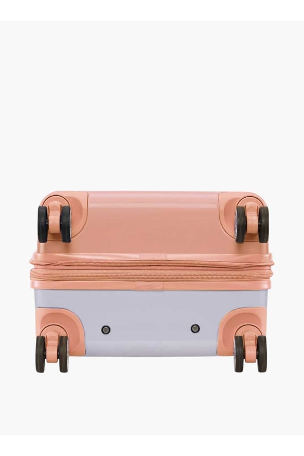 Dkny-Logo Print Hardcase Trolley Bag with Retractable Handle _20-S - Cabin 4