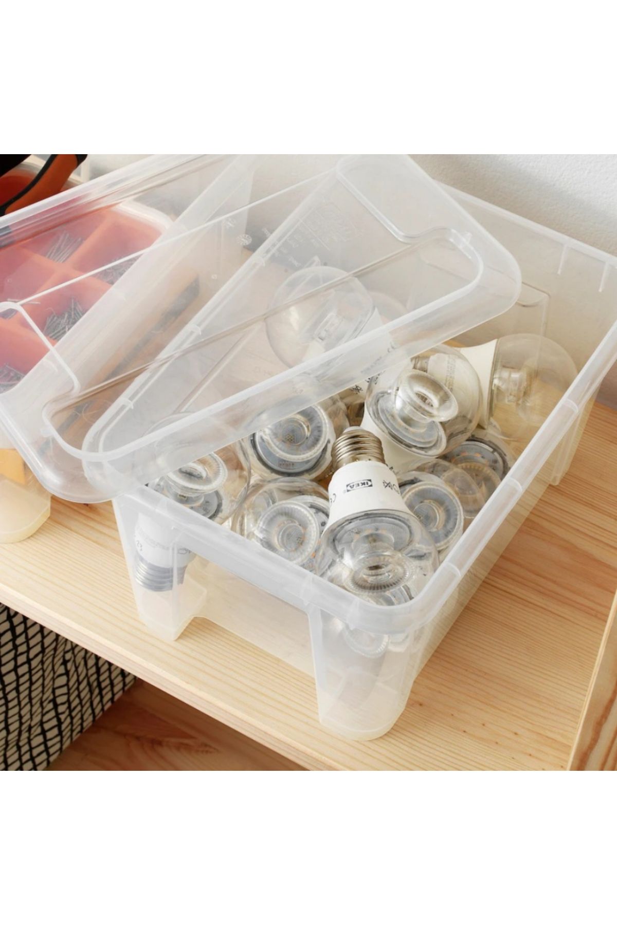 IKEA-SAMLA Transparent Storage Box, 5L – Durable, Stackable & Easy to Organize 2