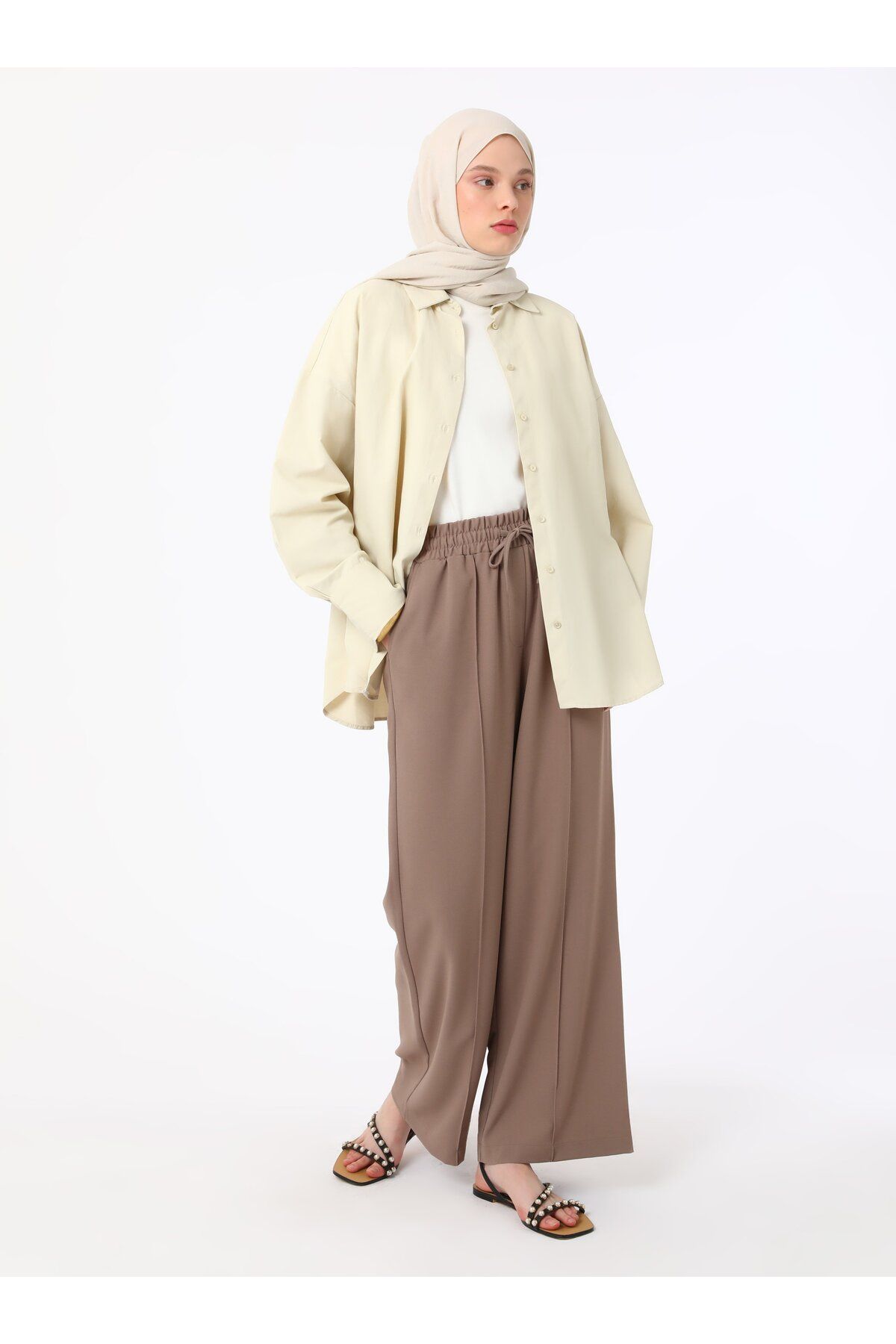 Refka-Instant Calyposis and Detailed Crepe Pants - Refka 2