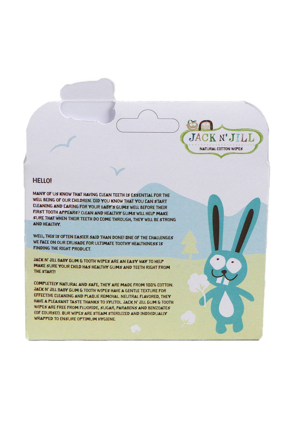 Jack N'Jill Jack N Jill Doğal Damak Ve Diş Mendili - 25'li fotoğrafı 2 (önizleme)