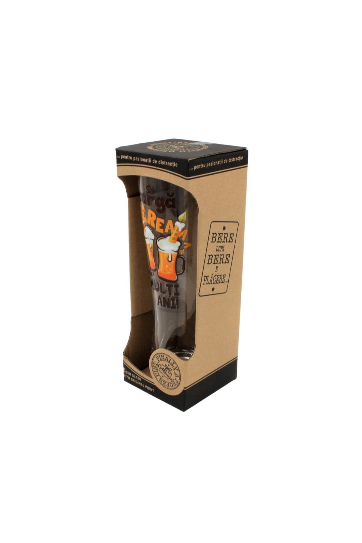 BM GİFT DESİGN Pahar Bere Să Curgă Berea. La Mulți Ani! 500ml - One Size