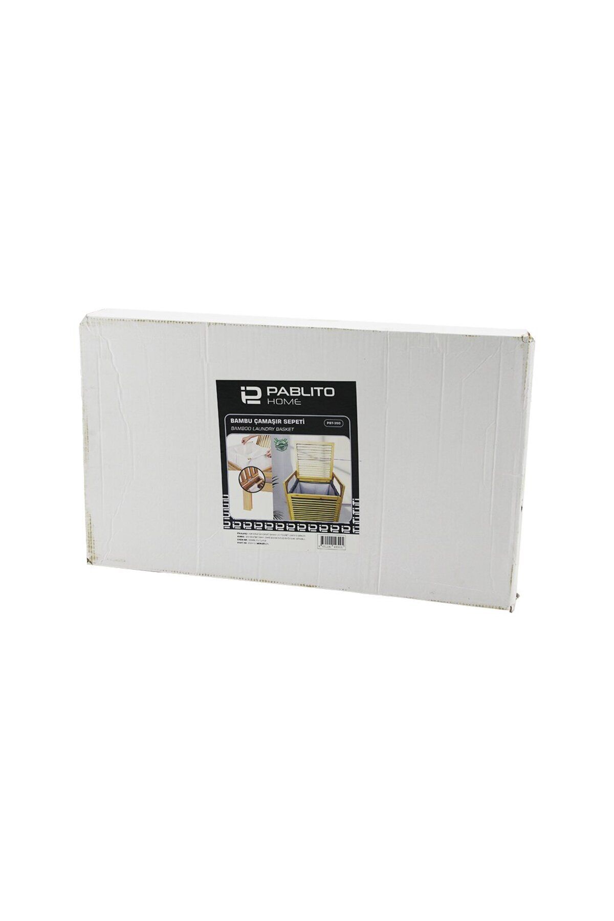 andela AHŞAP BAMBU KİRLİ ÇAMAŞIR SEPETİ - KUMAŞ ÇANTALI SEPET=40X35X44CM KOL=16CM+44=Y=60CM (5057)