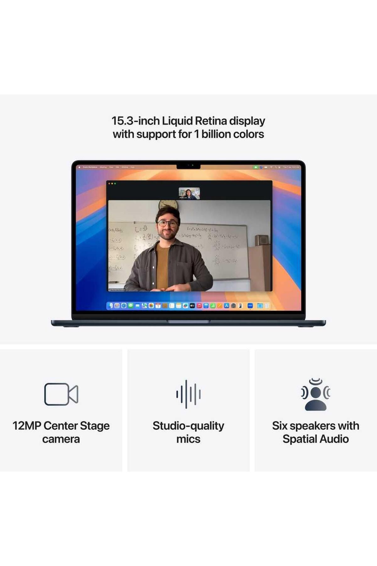Apple-13" MacBook Air:Apple M4 chip with 10core CPU&10core GPU 16GB 512GB SSD Sky Blue Eng/Arb KB (2025) 4