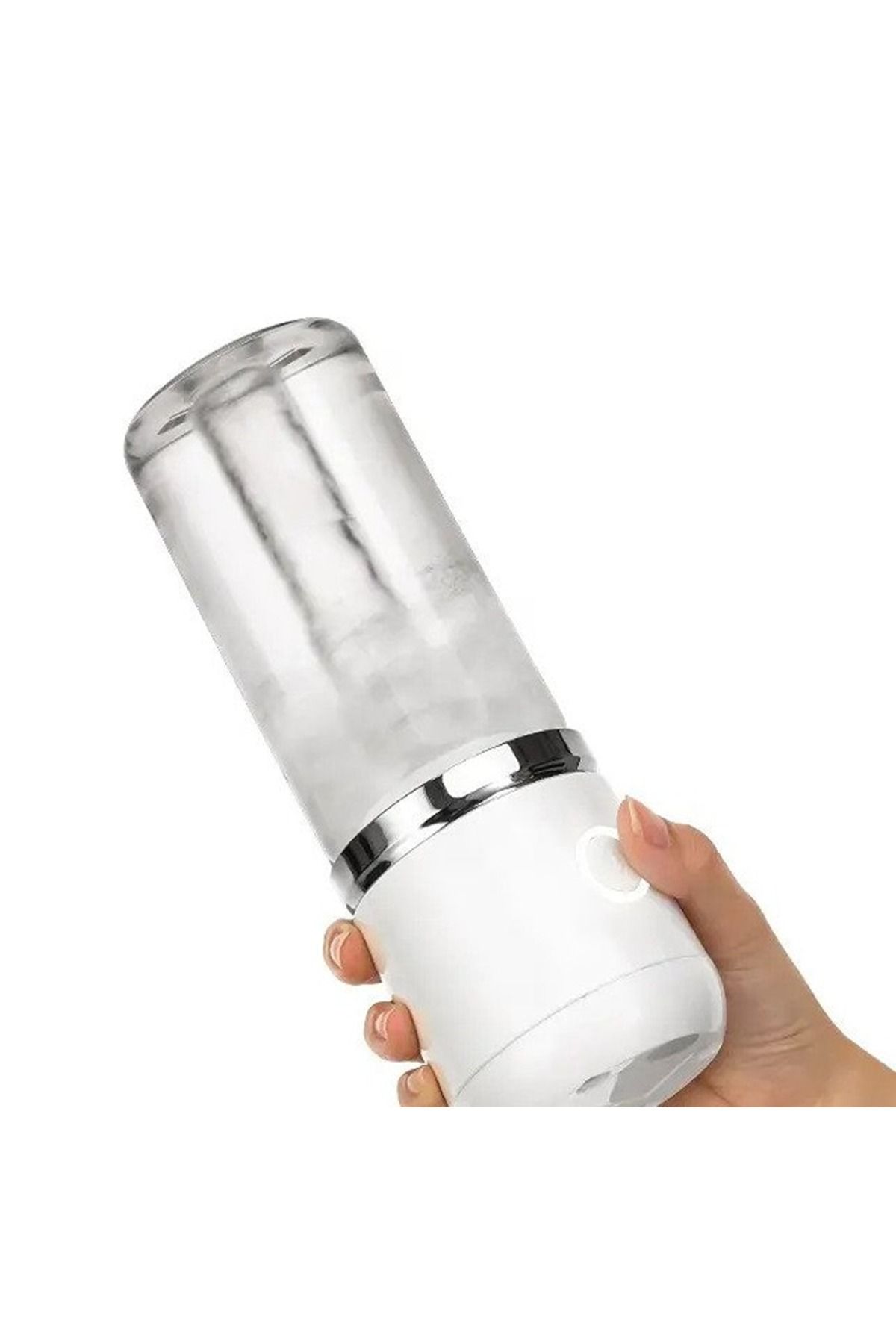 STARCREST-Mini Blender Portabil STARCREST SB-GN04WH, Auto-curatare, 380ml, 4 Lame 3D, Putere 18.000 rpm, Alb 3