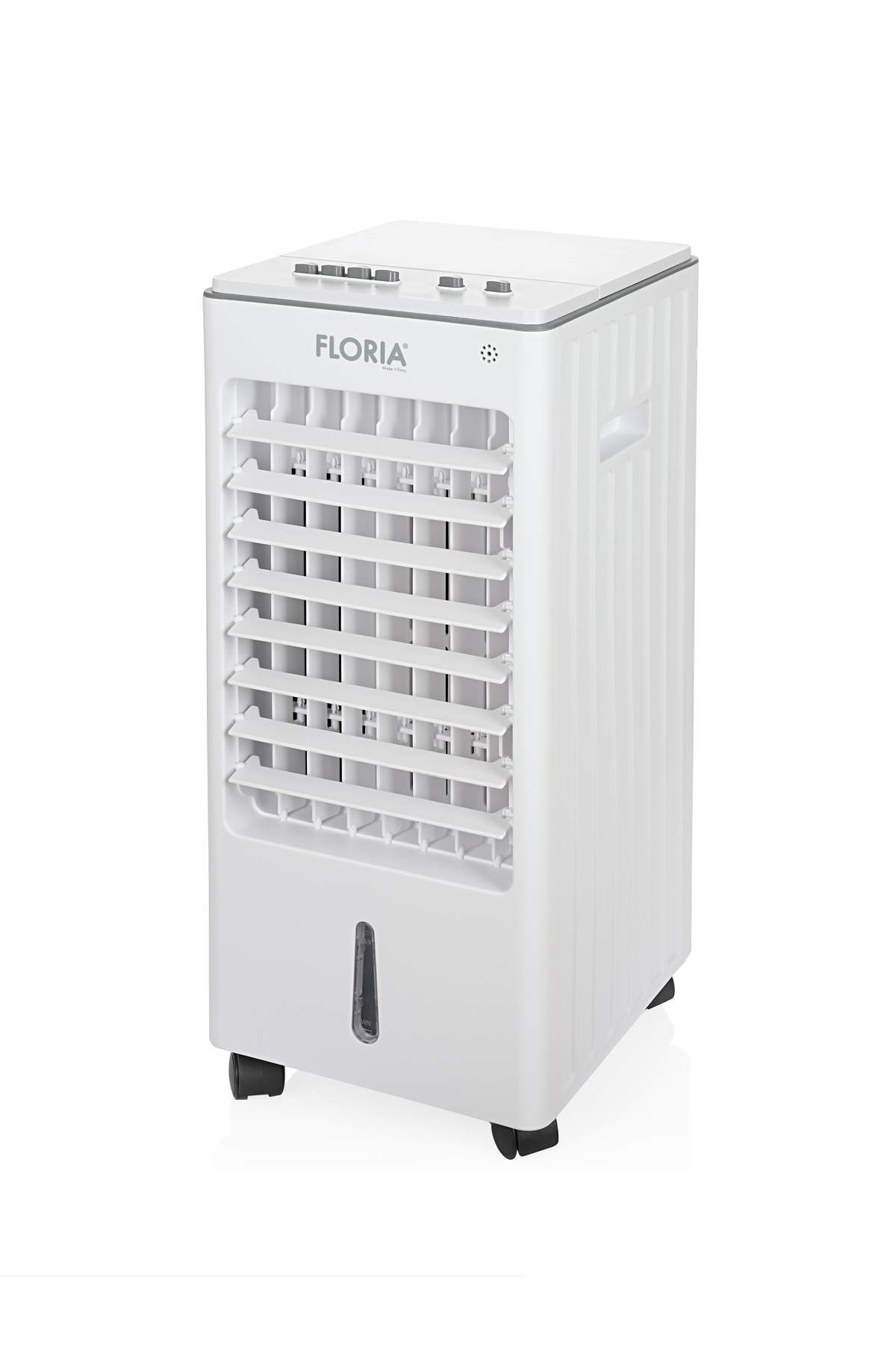 Floria-Floria ZLN1108 air cooler, 2.5 L capacity, 3 speed settings, 2 ice containers, 65W 4