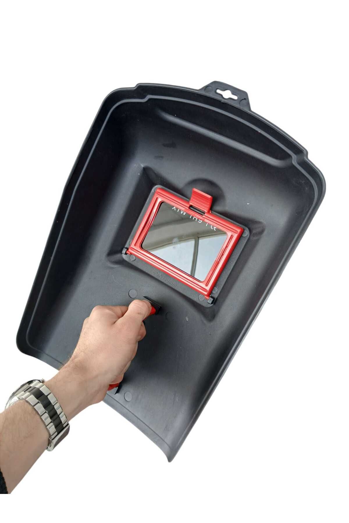 KOMARK EL TİPİ PLASTİK KAYNAK MASKESİ