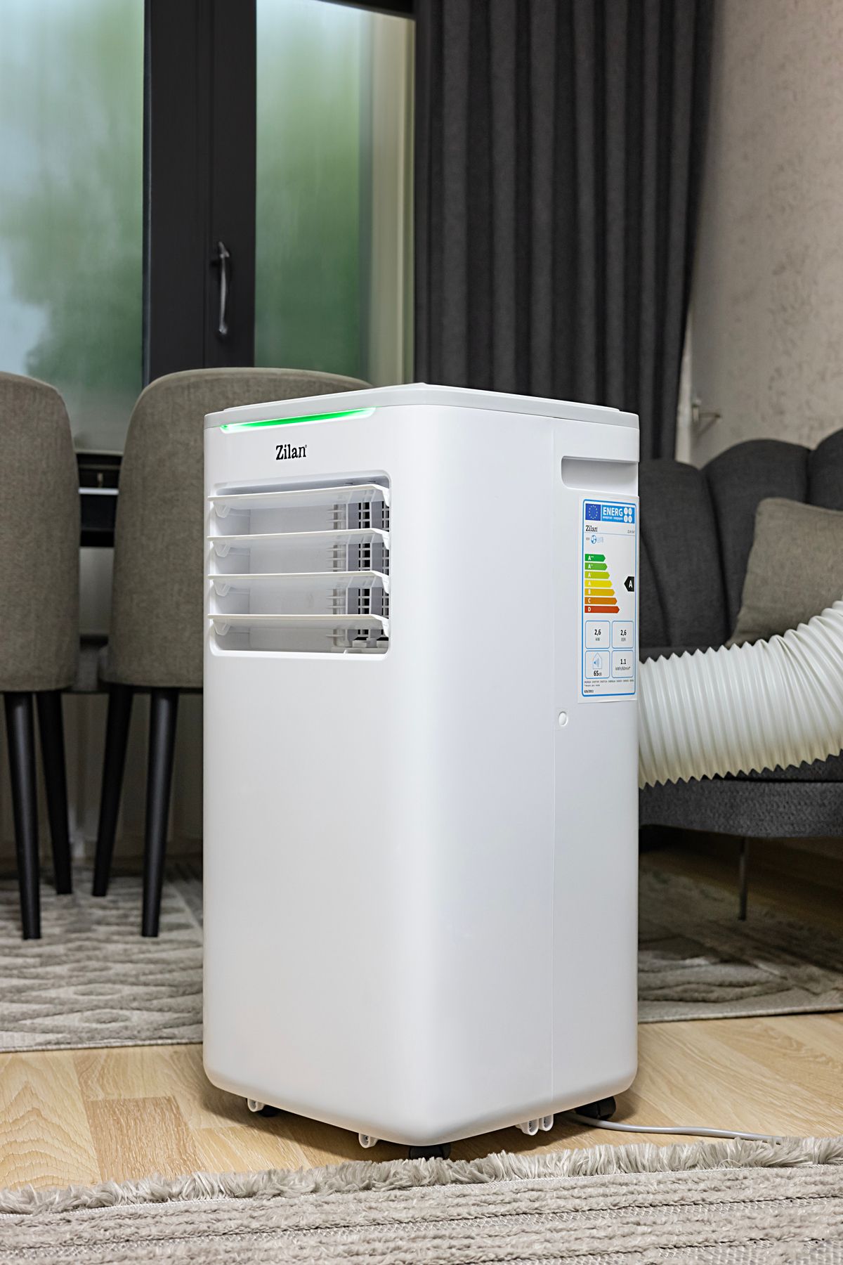 Zilan-Aer conditionat mobil Zilan ZLN1047 3 in 1, 9000Btu/h, Timer, Display LED, temperatura 7-35 grad C 9