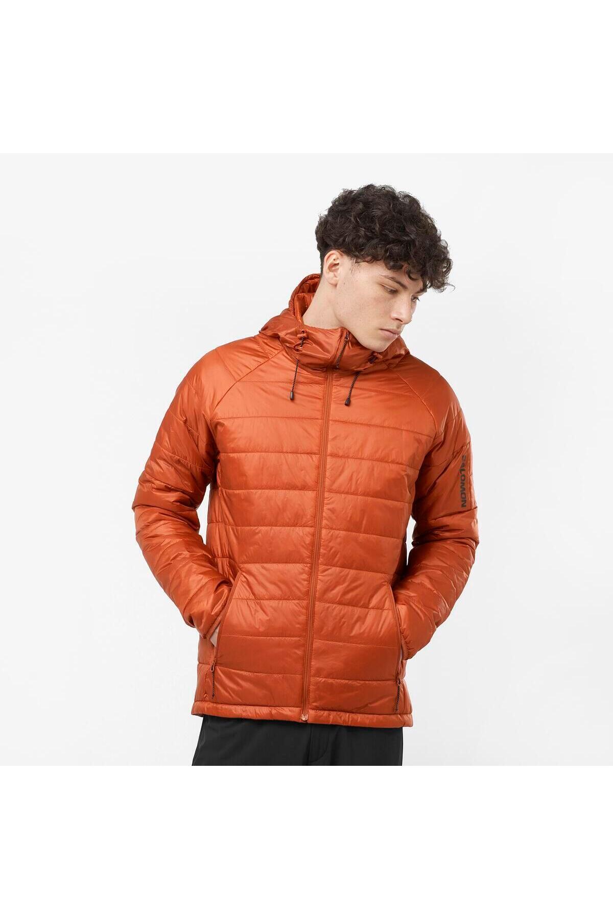 کاپشن مردانه کلاه دار OUTLINE مدل BOSSA NOVA LC2121900 سالومون ژاکت اسپرت Salomon