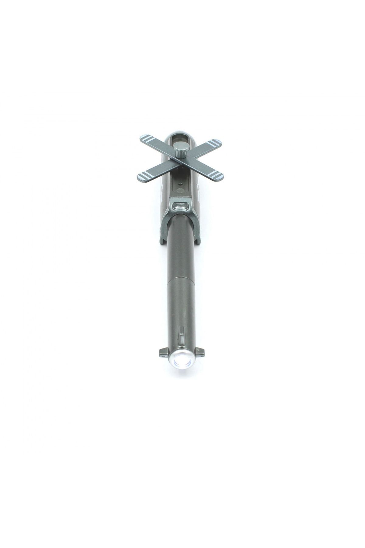 BM GİFT DESİGN-Funny grey helicopter pen with LED 3
