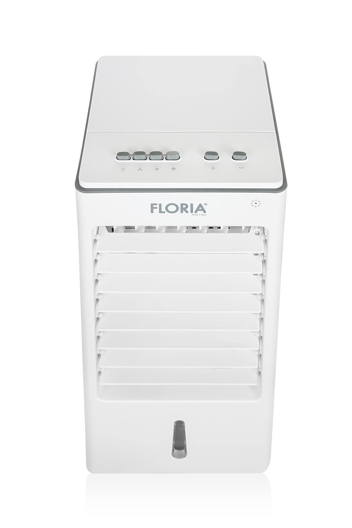 Floria-Floria ZLN1108 air cooler, 2.5 L capacity, 3 speed settings, 2 ice containers, 65W 6