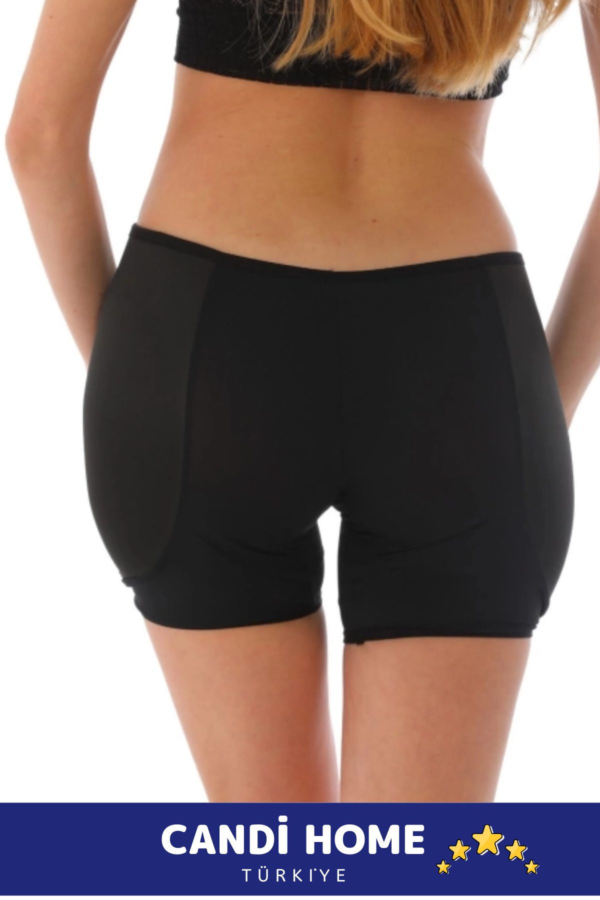 HOBİ CONDİ-Premium Special Series Design Tightening Firming Shaping Side Support Pop-Up Shorts 3