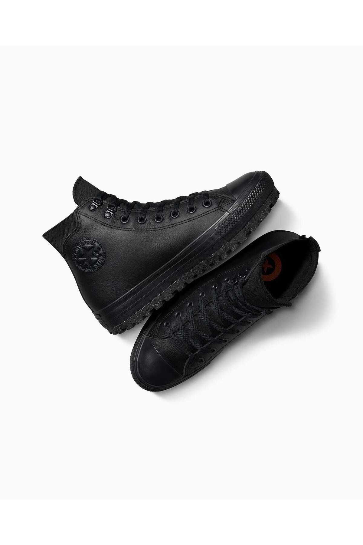 converse-Chuck Taylor All Star City Trek Αδιάβροχη μπότα Ανδρικές μαύρες μπότες Ανδρικές μπότες A04481c 4