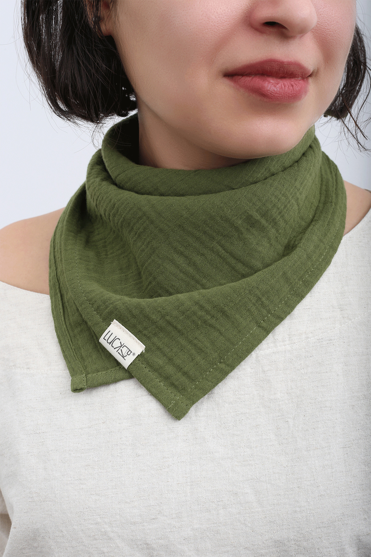 LUCKKA Çok Amaçlı Müslin Oyuncak , Diş Kaşıyıcı , Puset Oyuncağı , Emzik Tutacağı , Fular - Ztcrınk fotoğrafı 5 (önizleme)