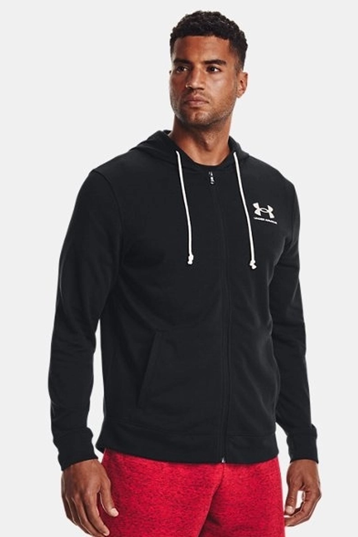 آندر آرمور کاپشن مردانه آندر آرمور مدل Rival Terry Lc Fz کد 1370409-001