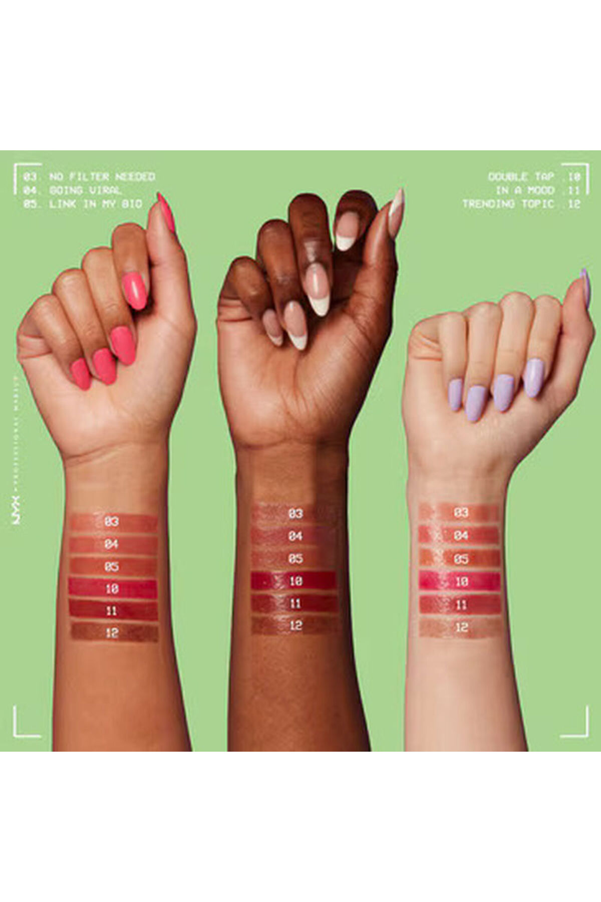 NYX Fat Oil Slick Click Parlatıcı Dudak Balmı 10 Double Tap
